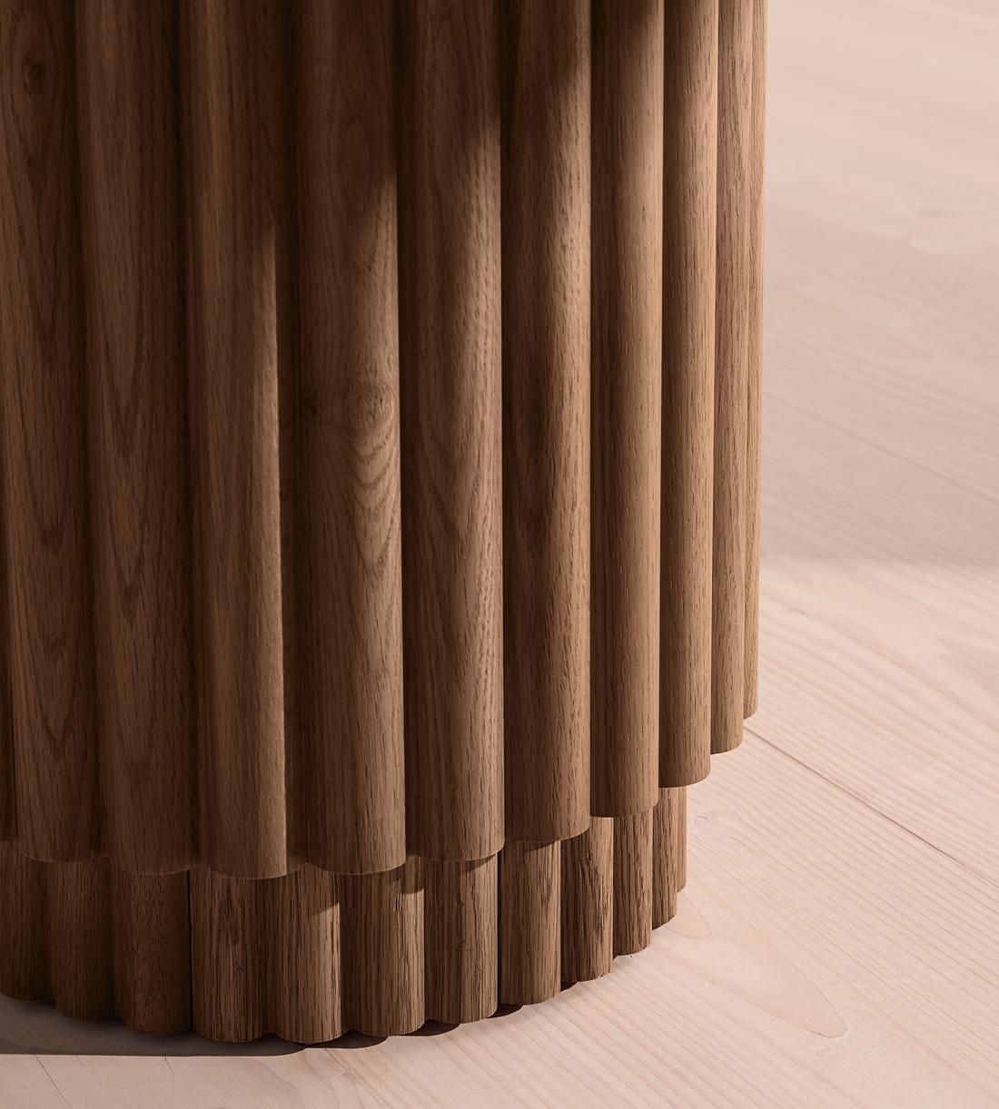 Barrel Side Table - Dark Oak - Images - Image 4