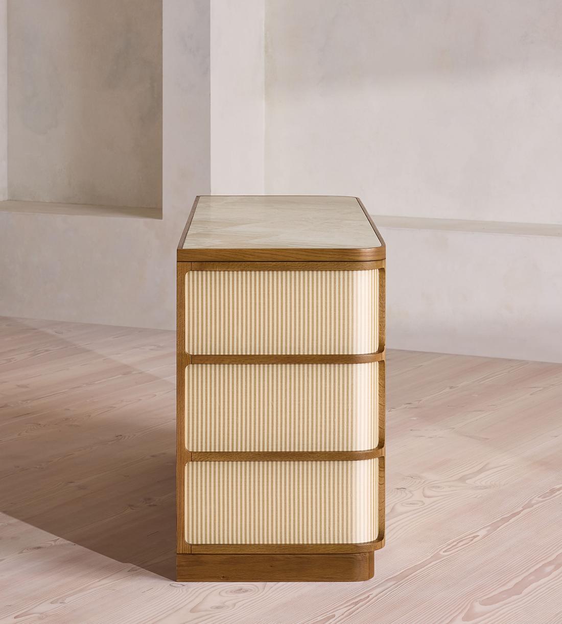 Leo Six Drawer Dresser - Royal Diana Marble - Images - Image 5