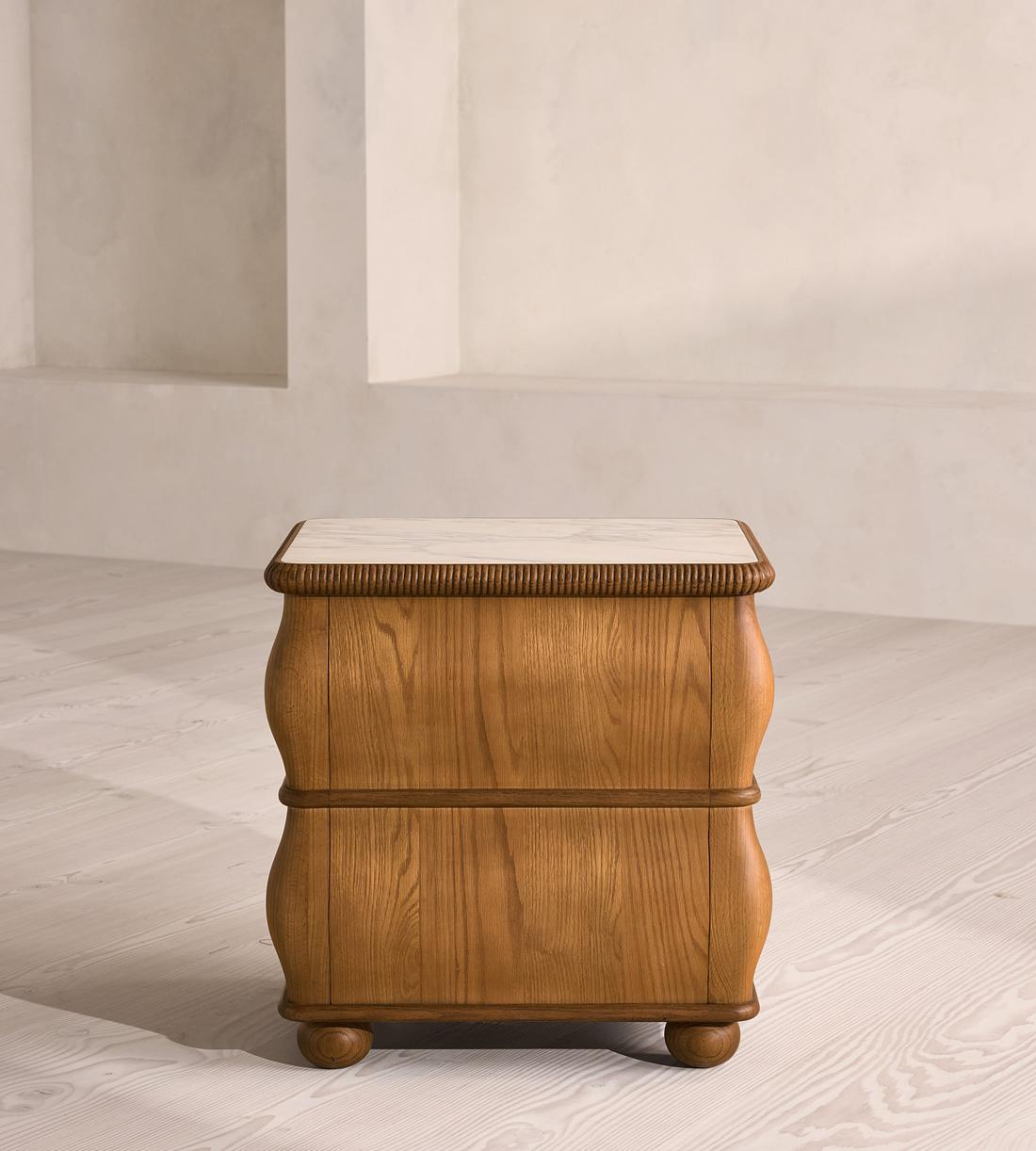 Esmeray Bedside Table - Mid-tone - Images - Image 6