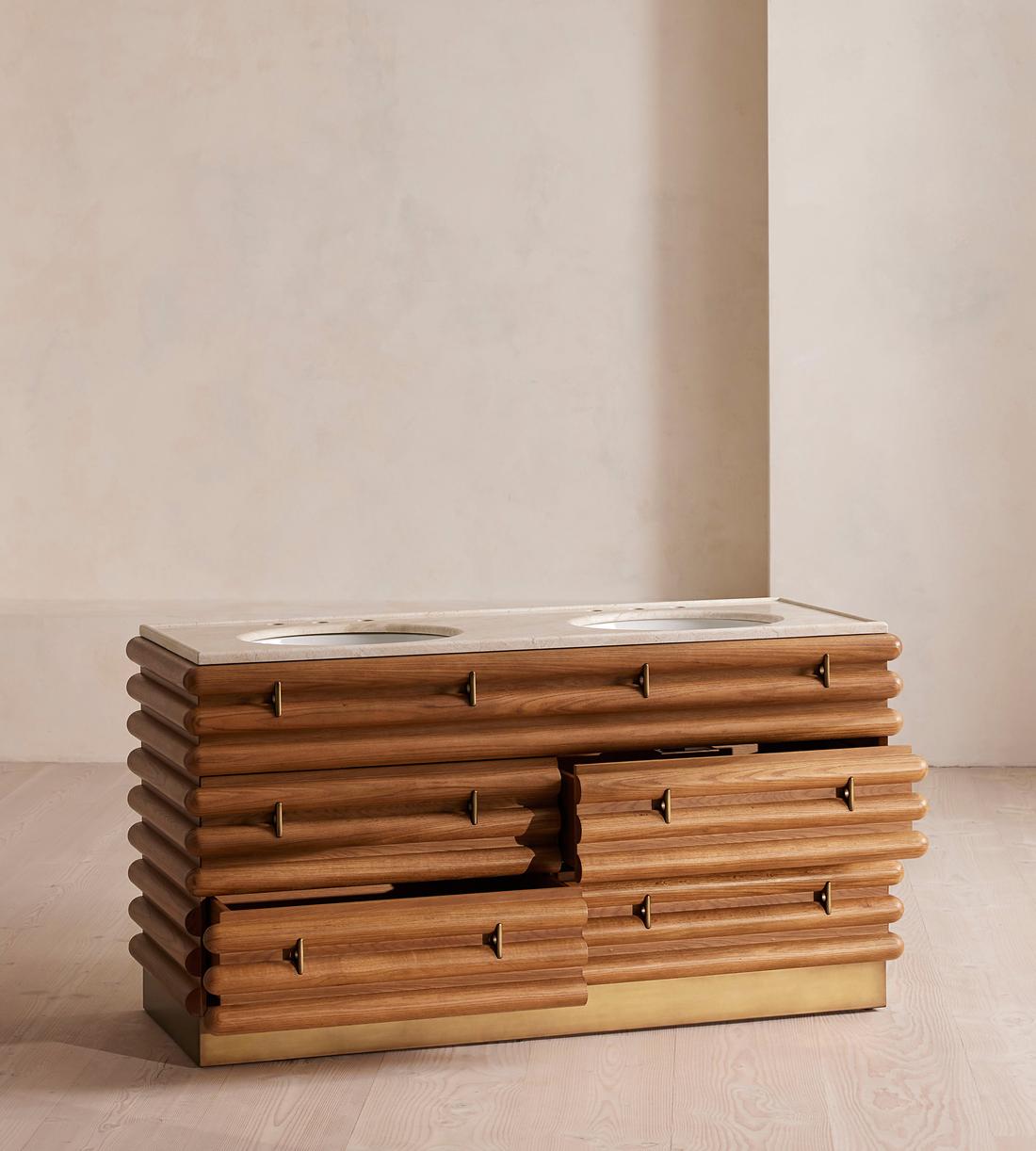 Harrison Double Vanity Unit - Royal Diana Marble - Images - Image 8