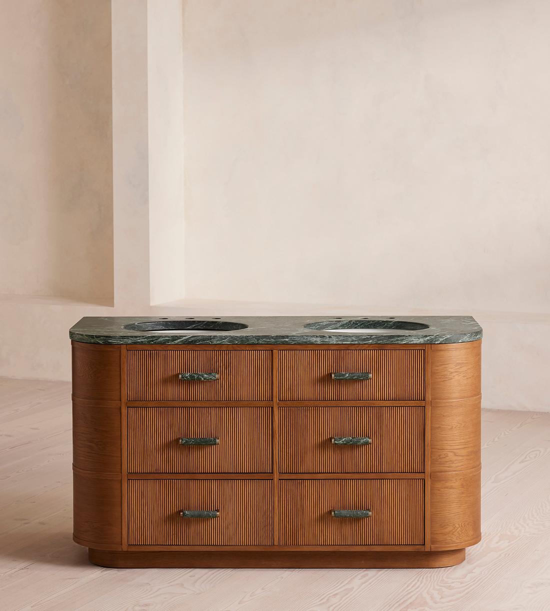 Witley Double Vanity Unit - Napoli Green Marble - Listing - Image 2