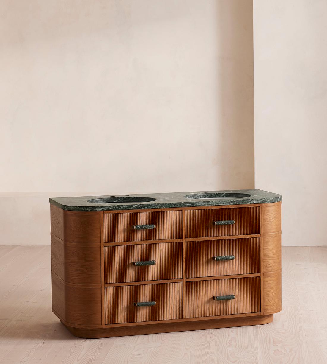 Witley Double Vanity Unit - Napoli Green Marble - Listing - Image 3