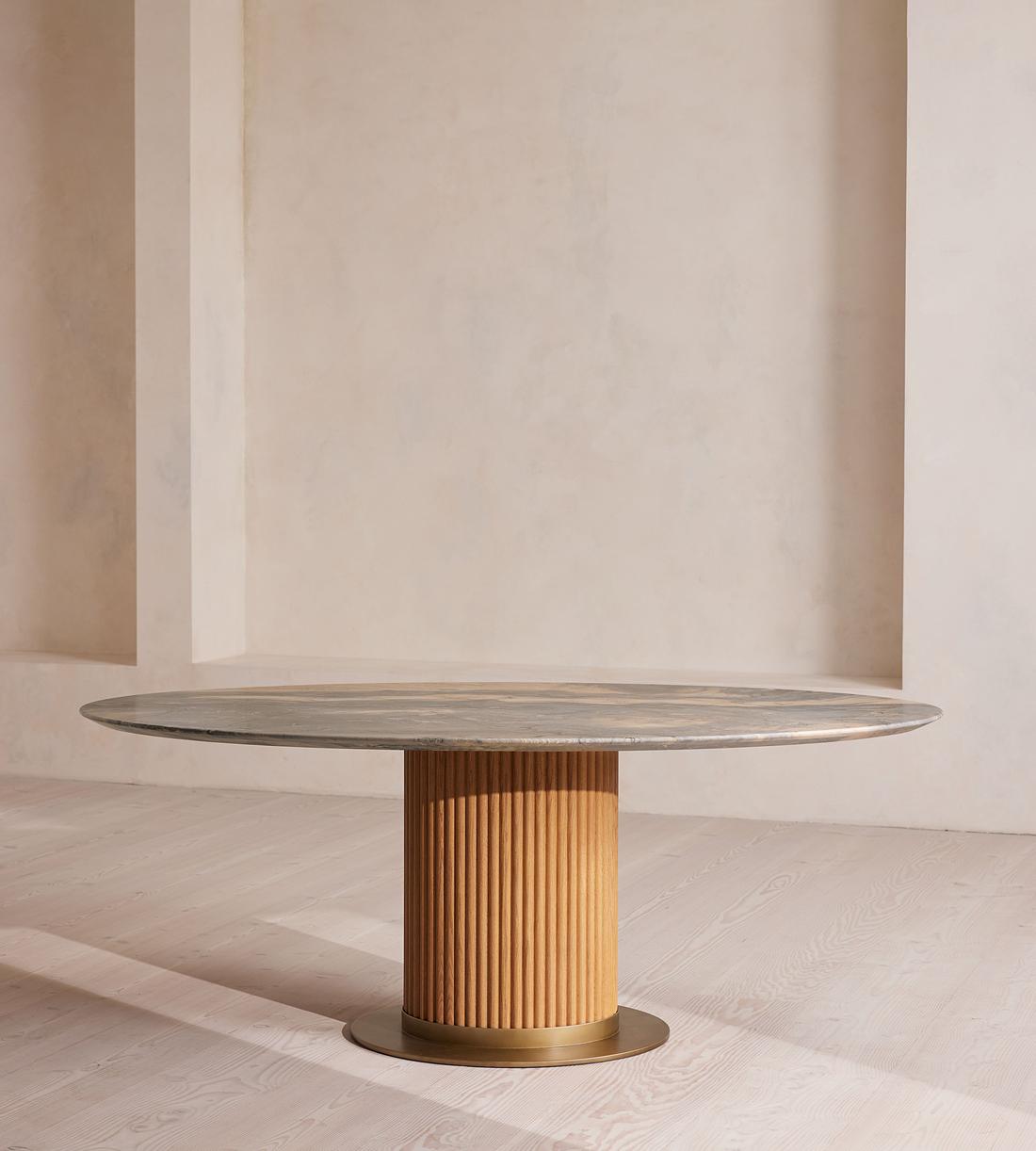 Murcell Oval Dining Table - Blue Quartzite - Listing - Image 4