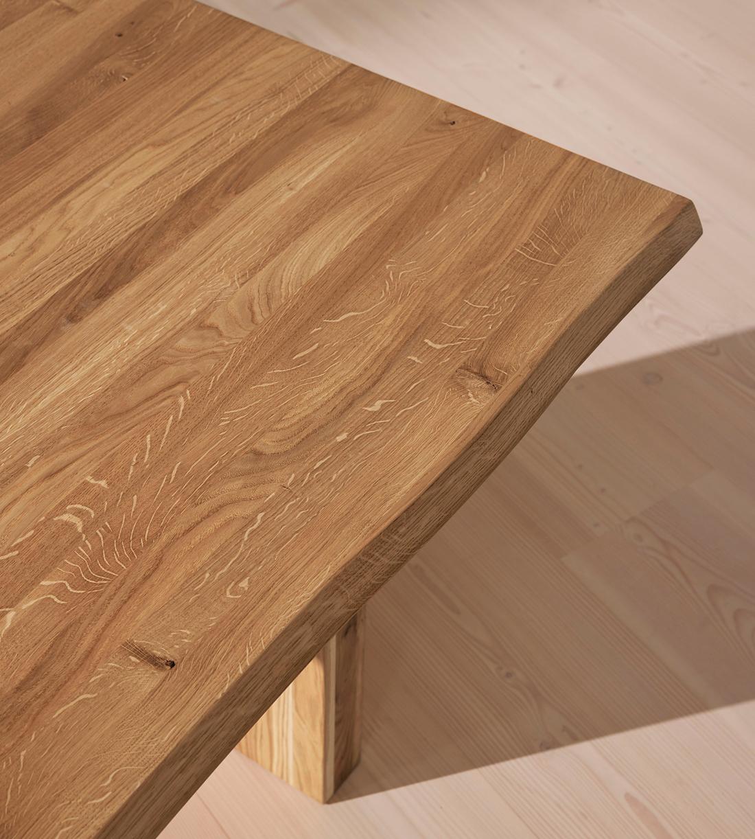 Matis Dining Table - Brown Oak 220cm - Images - Image 4