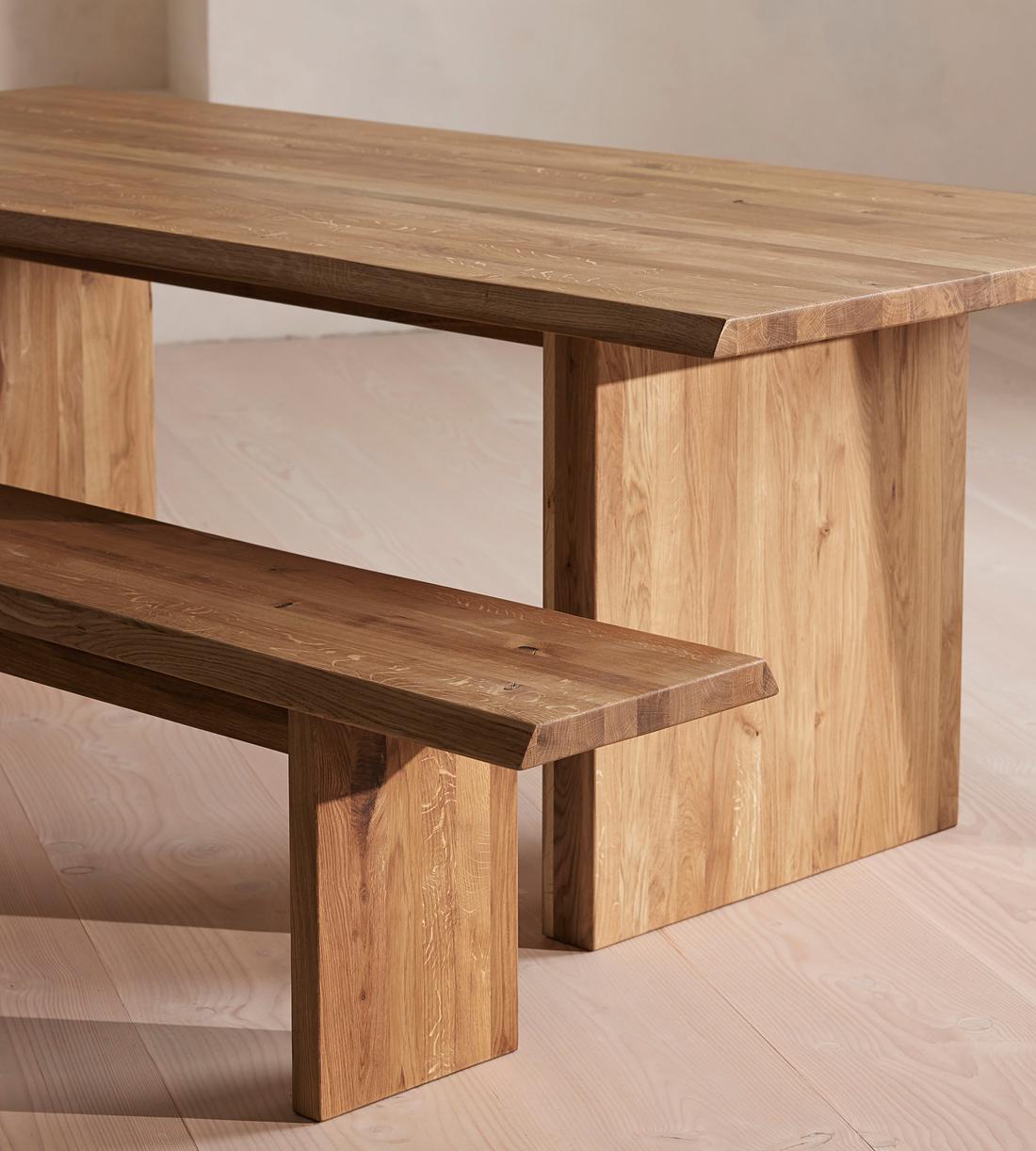 Matis Dining Table - Brown Oak 220cm - Images - Image 5