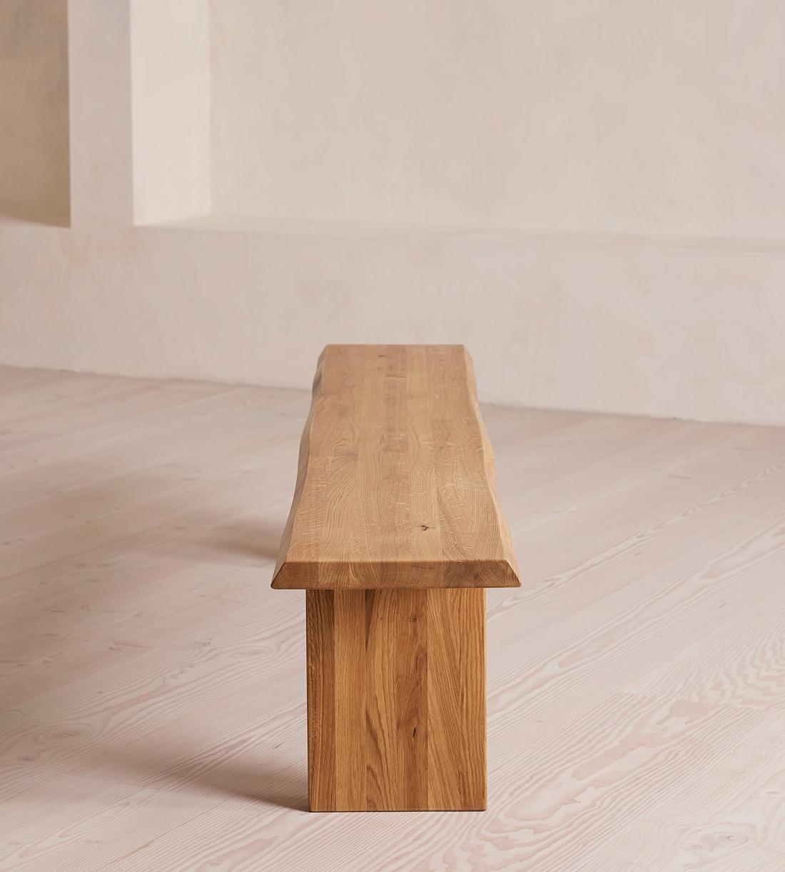 Matis Bench - Natural Oak - 280cm - Images - Image 3