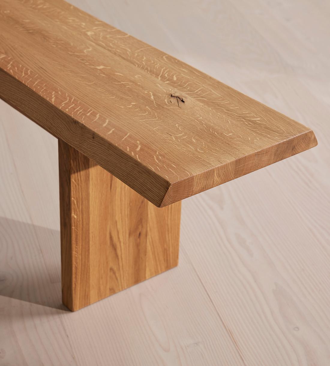 Matis Bench - Natural Oak - 280cm - EU - Images - Image 4