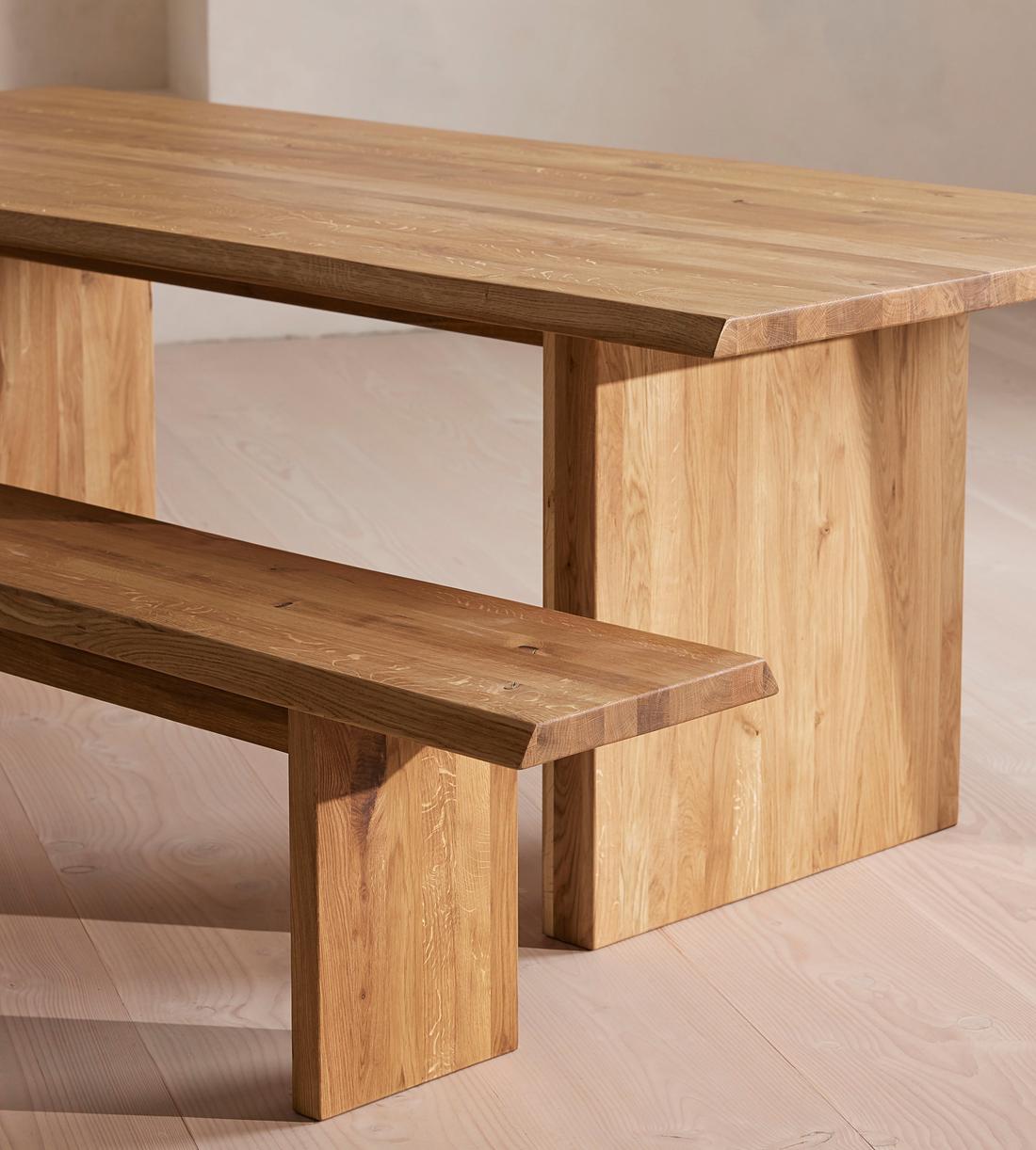 Matis Bench - Natural Oak - 280cm - EU - Images - Image 6