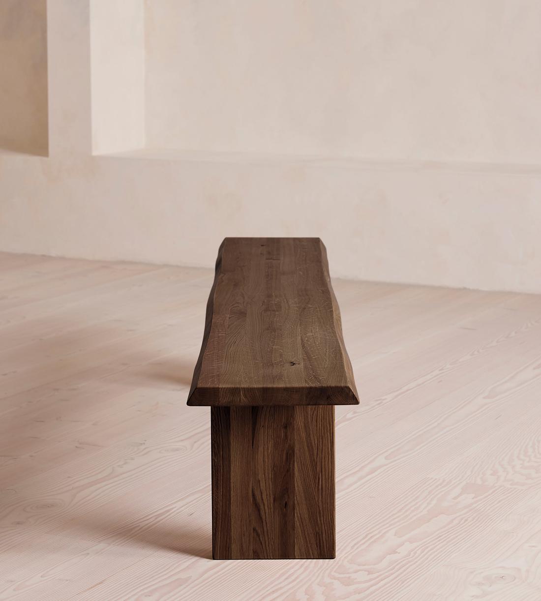 Matis Bench - Blackened Oak - 220cm - EU - Images - Image 3