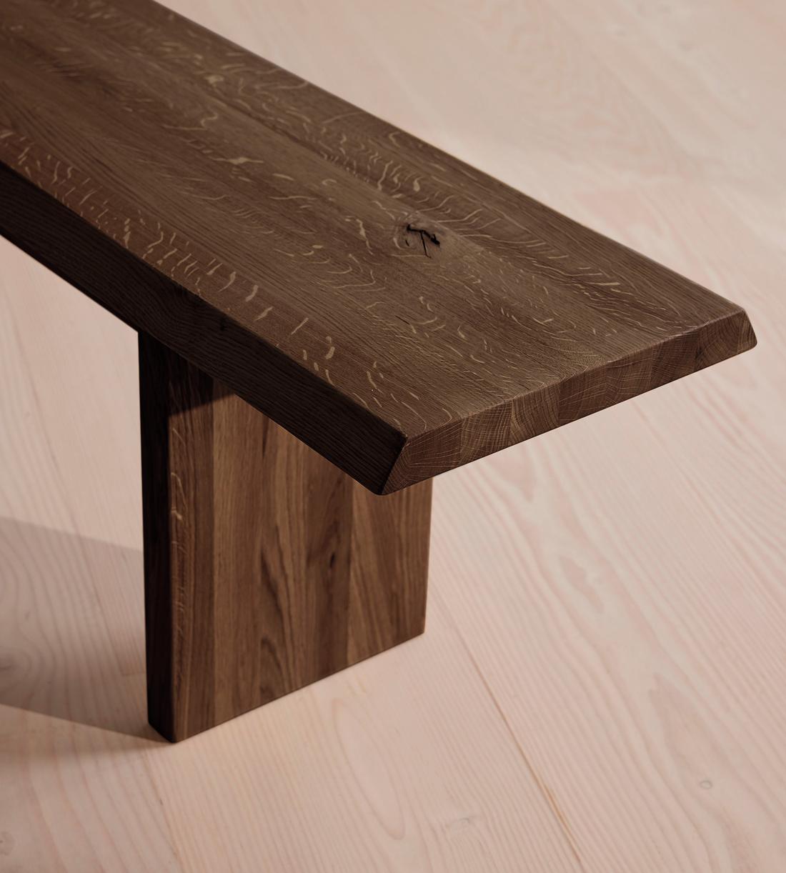 Matis Bench - Blackened Oak - 220cm - EU - Images - Image 4