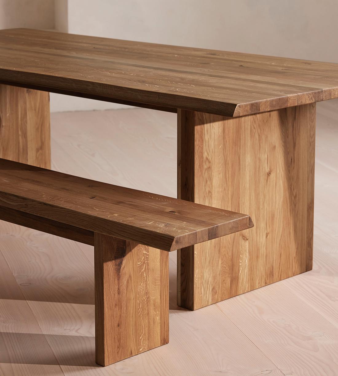 Matis Bench - Brown Oak - 240cm - Images - Image 6