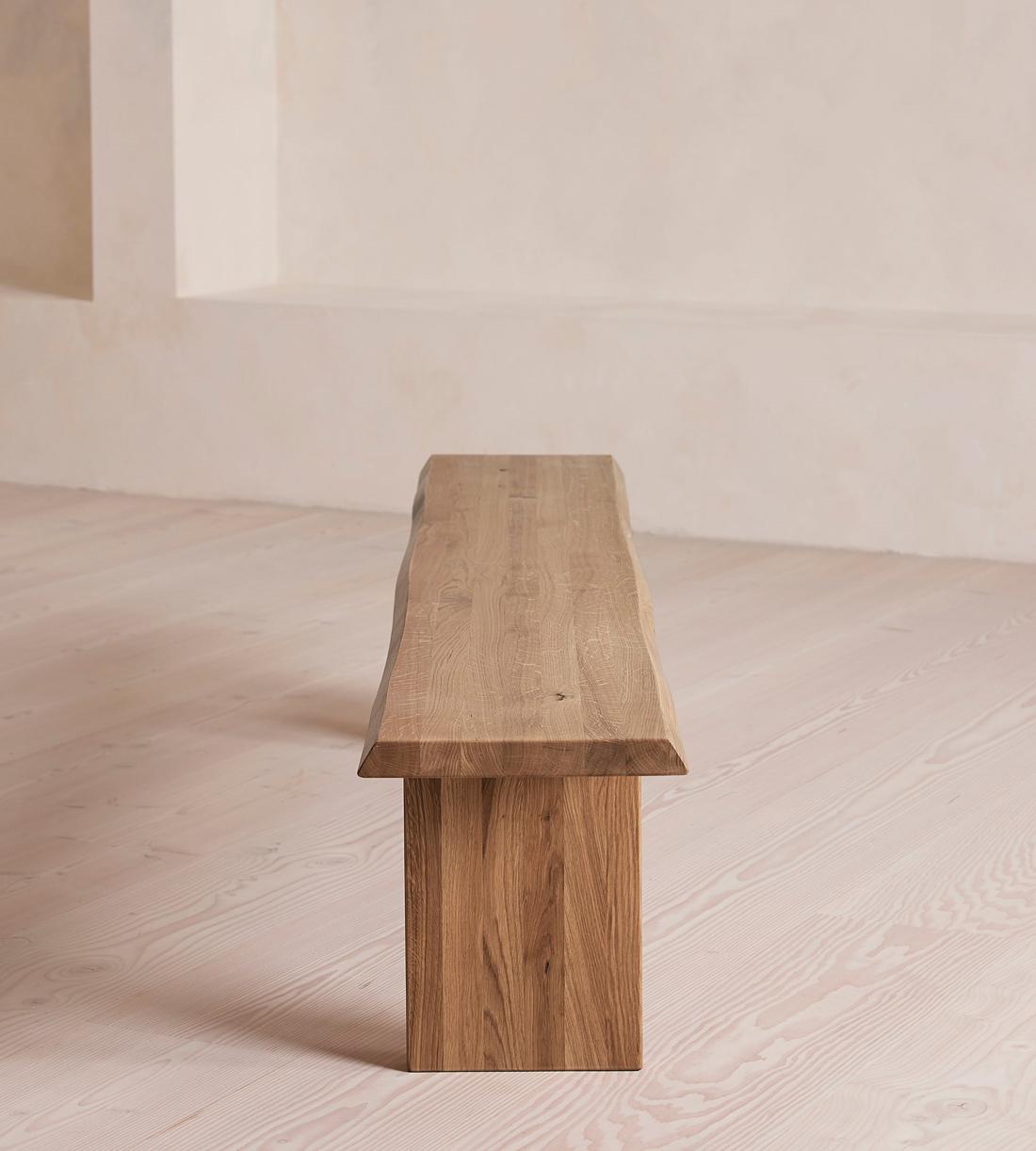 Matis Bench - Brown Oak - 280cm - Images - Image 3