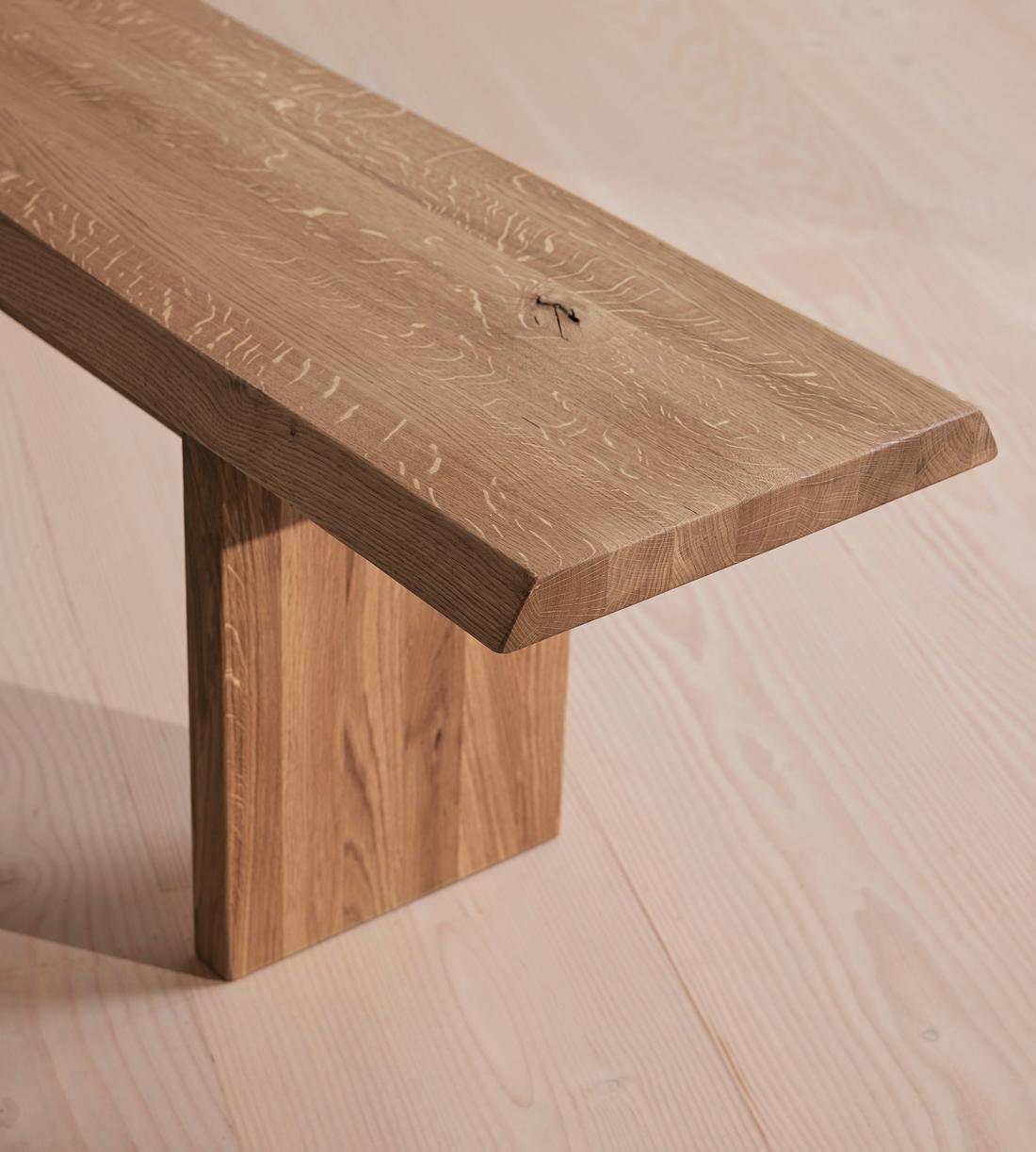 Matis Bench - Brown Oak - 280cm - Images - Image 5