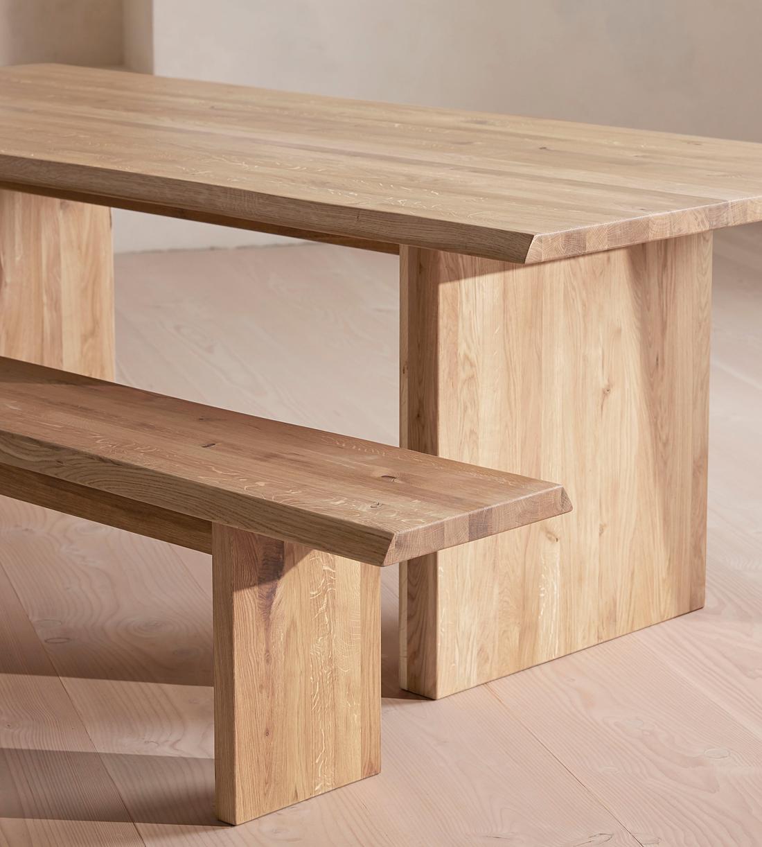 Matis Bench - Grey Oak - 220cm - EU - Images - Image 5