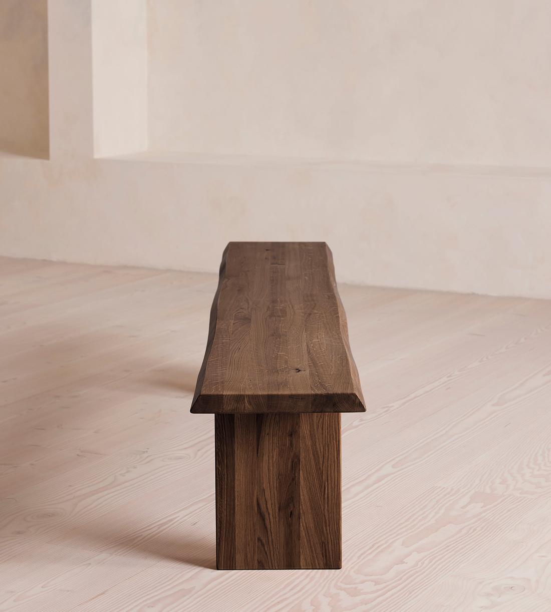 Matis Bench - Walnut - 220cm - EU - Images - Image 3