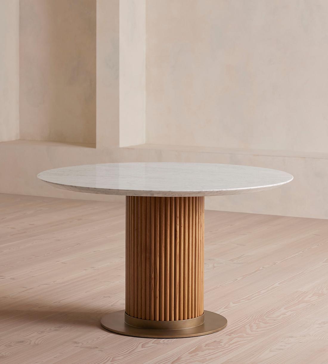 Murcell Round Dining Table - Carrara Marble - Listing - Image 5