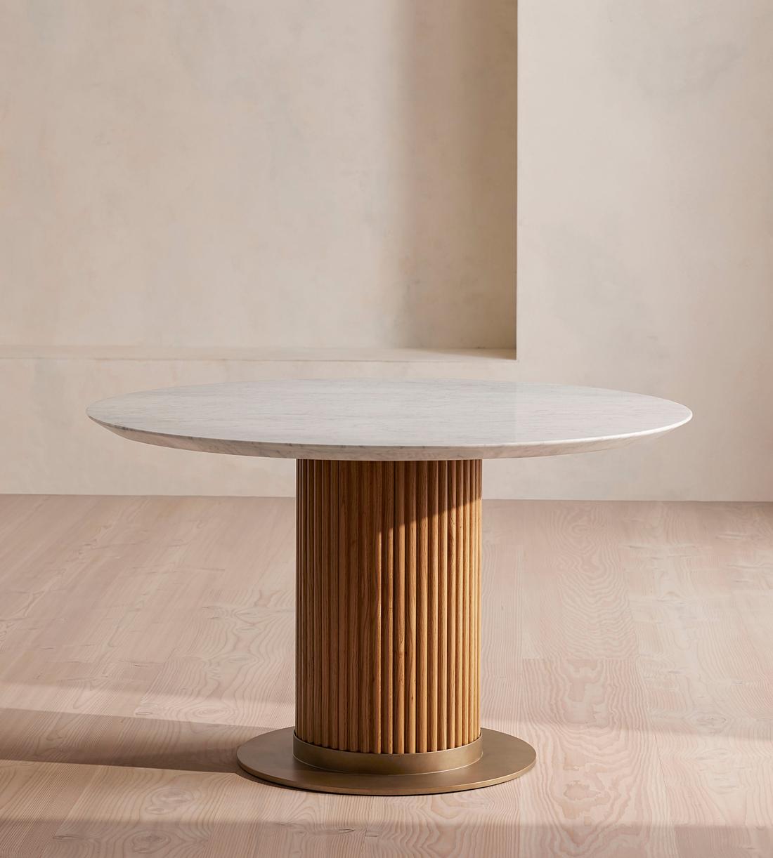 Murcell Round Dining Table - Carrara Marble - Listing - Image 6