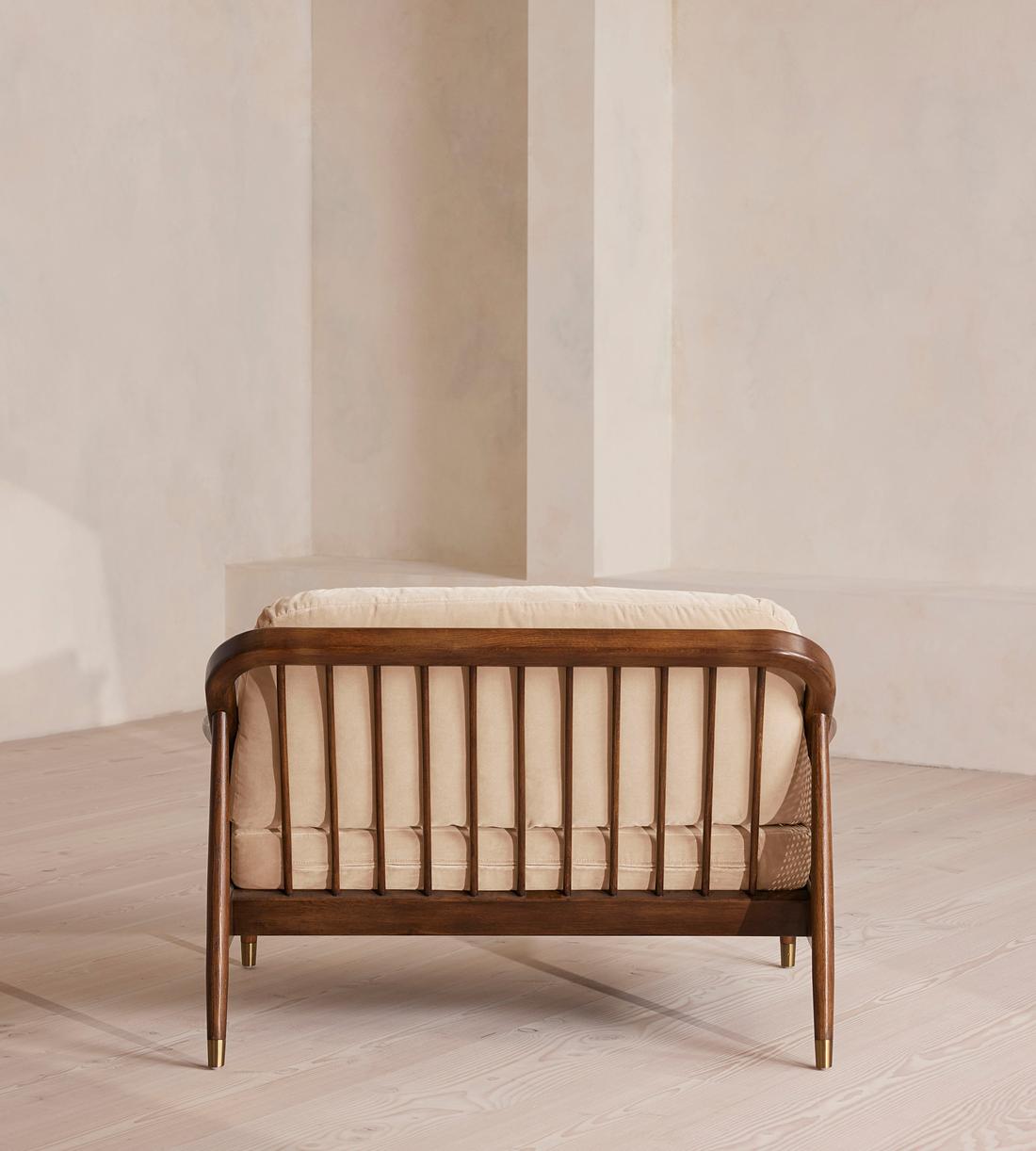 Atlanta Loveseat - Velvet - Porcelain - Images - Image 4