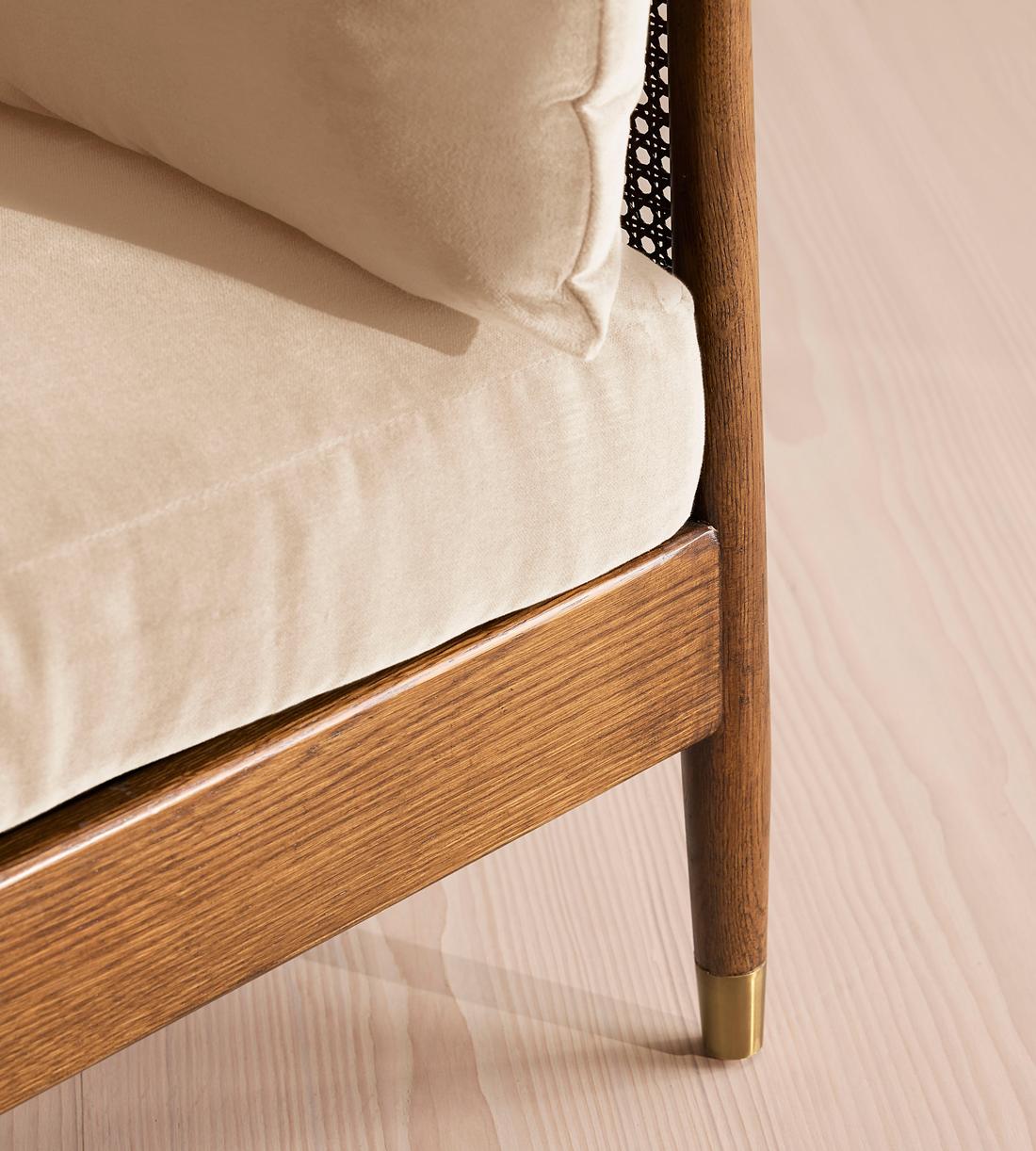 Atlanta Loveseat - Velvet - Porcelain - Images - Image 5