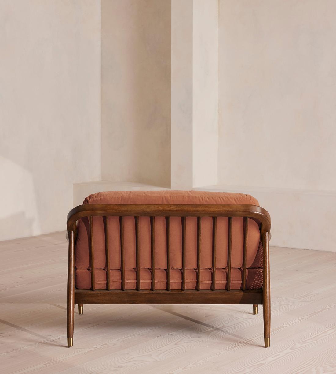 Atlanta Loveseat - Velvet - Antique Rose - US - Images - Image 4