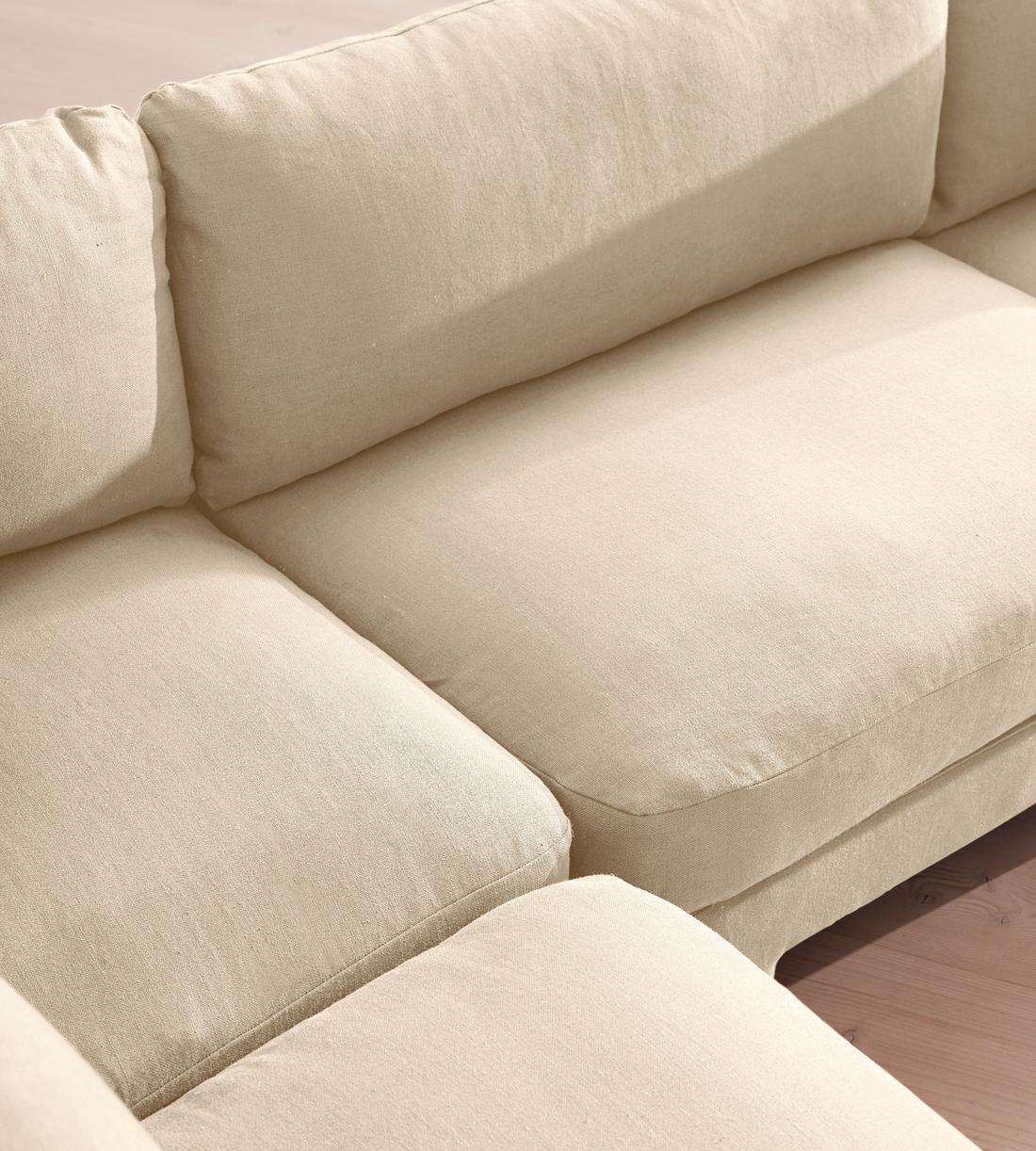 Odell Sectional Sofa - Corner Sofa - Linen - Bisque - US - Images - Image 4