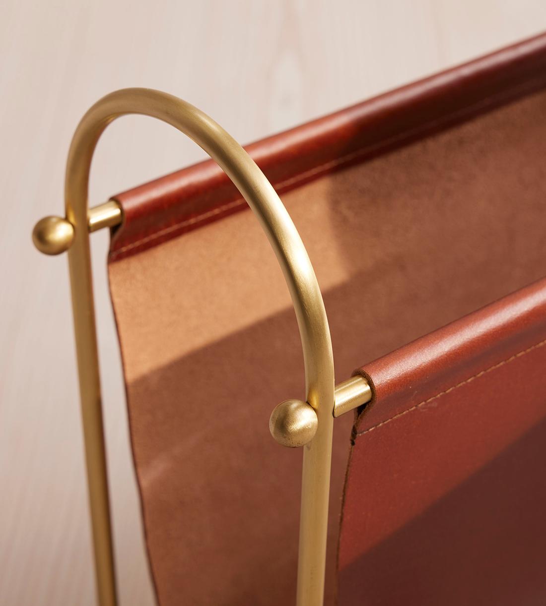 Meard Magazine Rack - Tan - Images - Image 3
