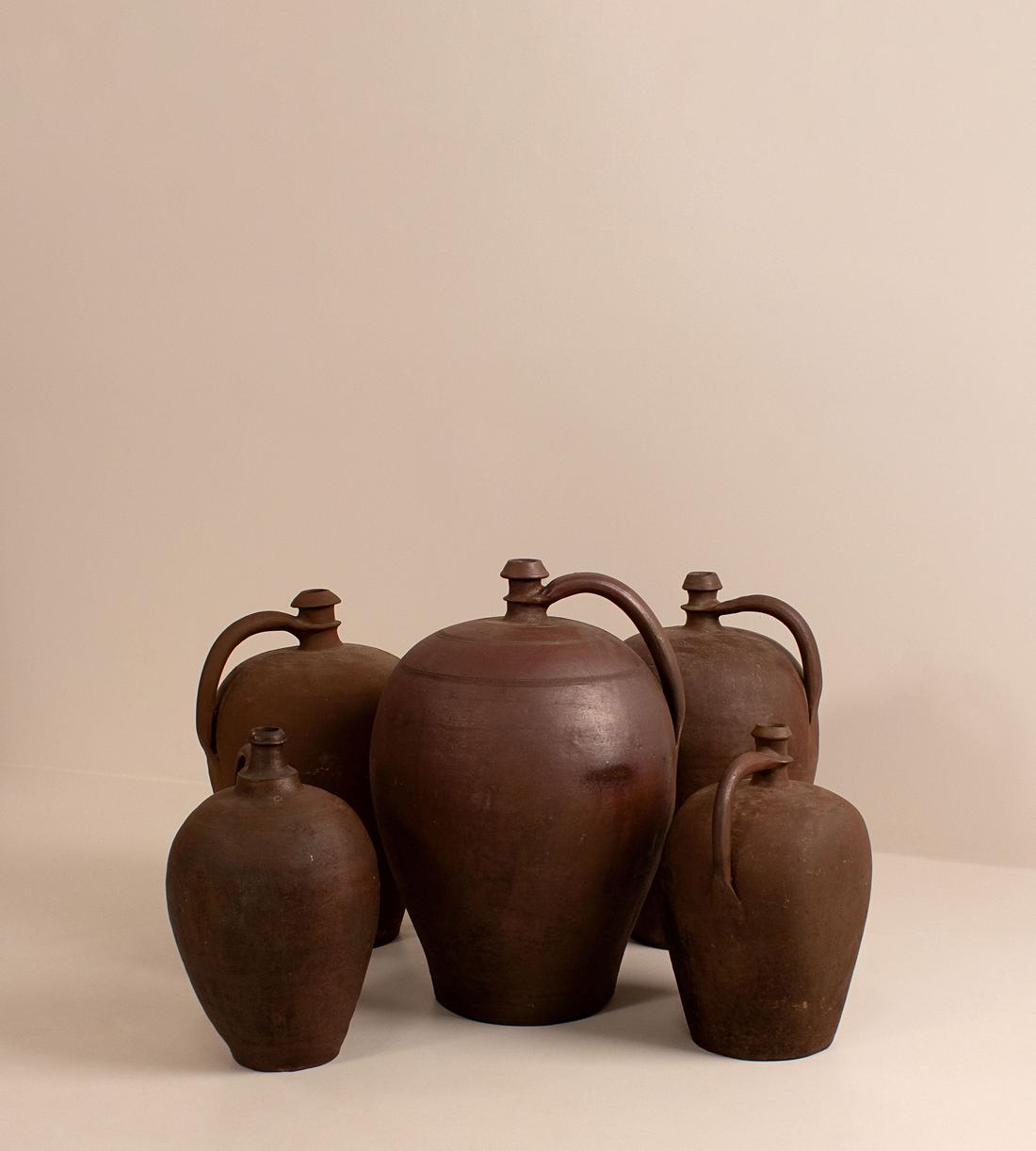 Vintage Cognac Bottles - France - Set of Five - Listing - Image 1