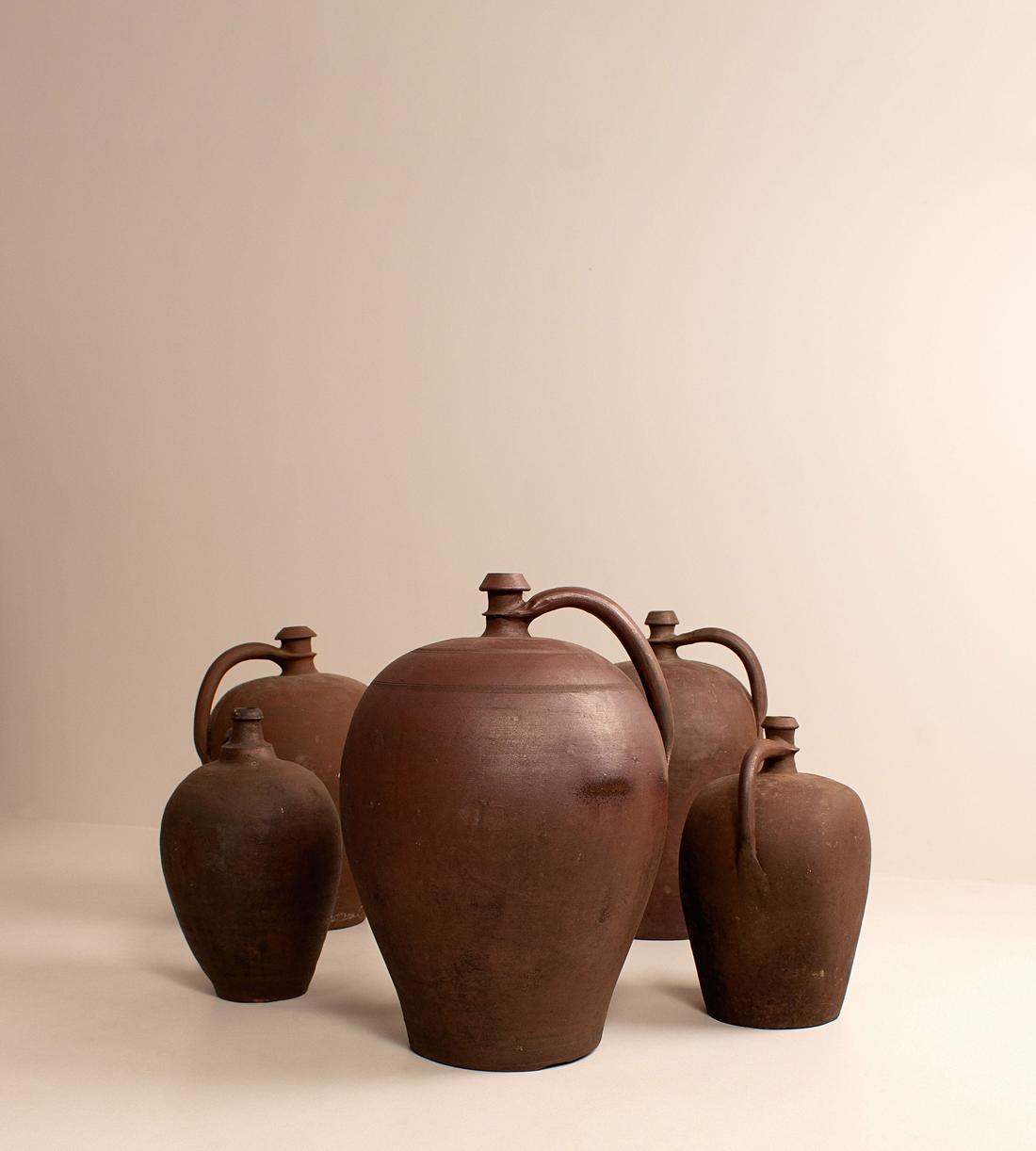 Vintage Cognac Bottles - France - Set of Five - Images - Image 3