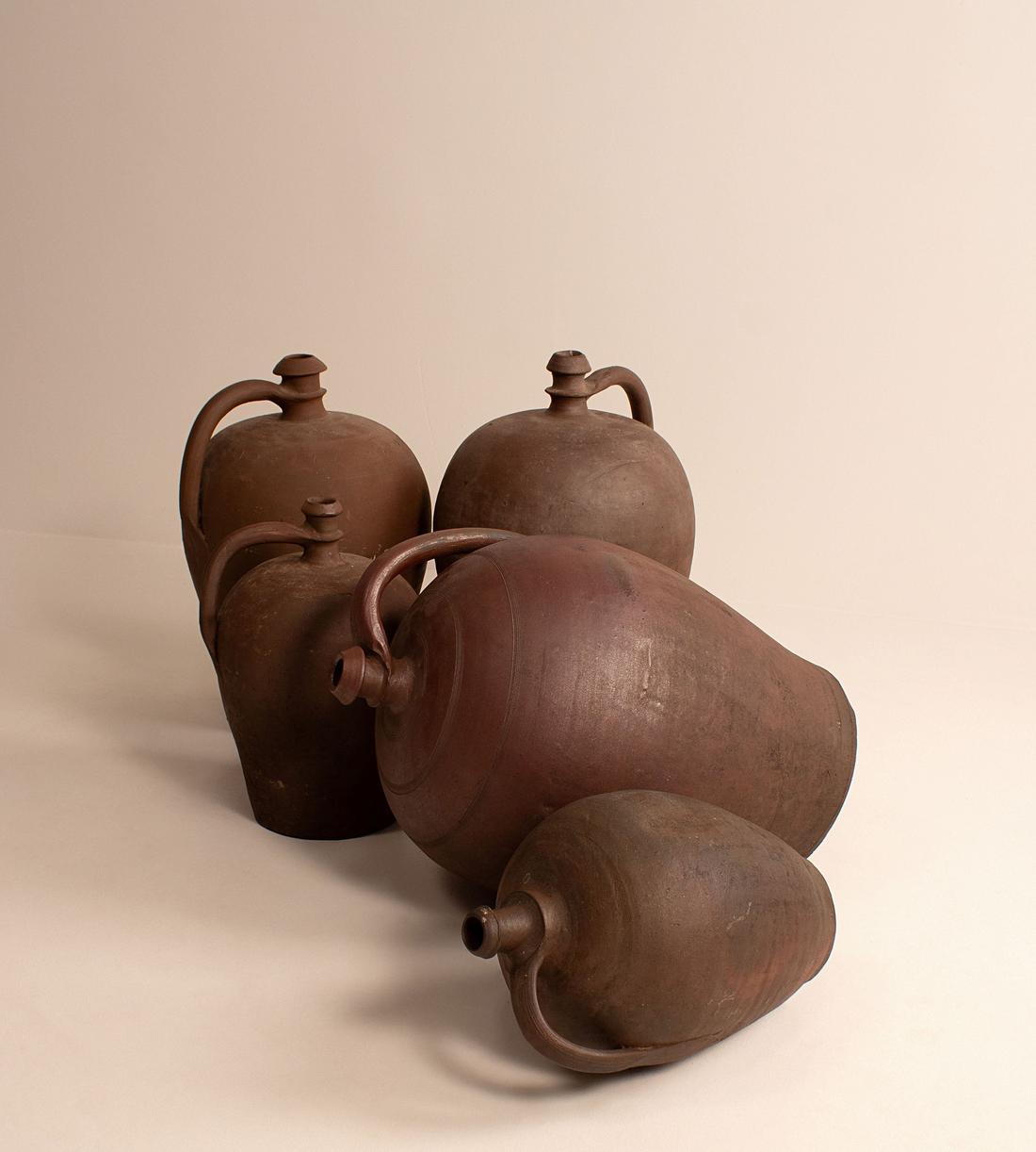 Vintage Cognac Bottles - France - Set of Five - Images - Image 5