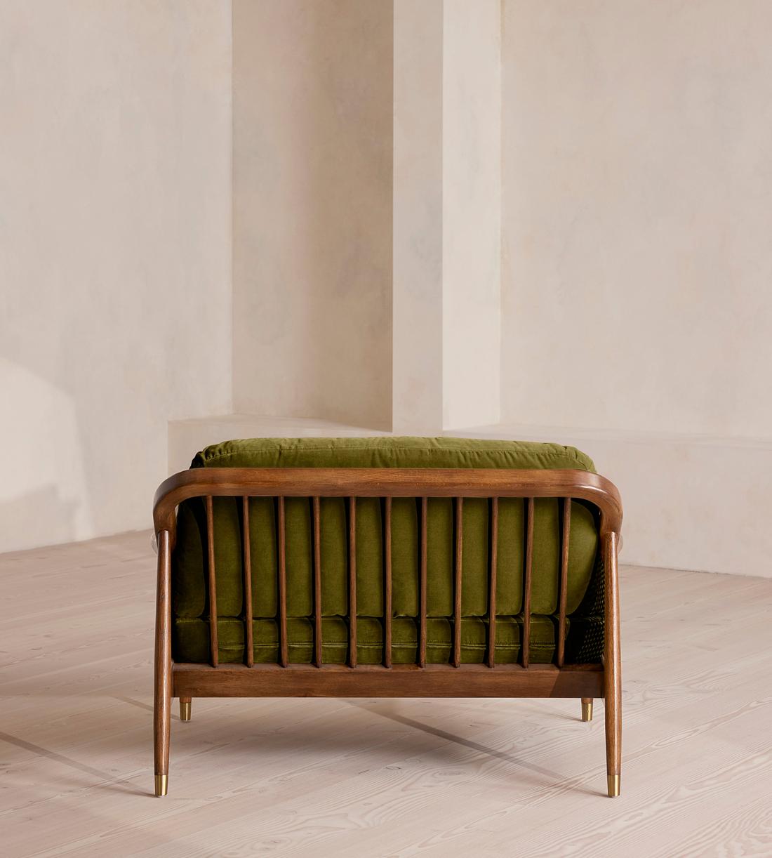 Atlanta Loveseat - Velvet - Olive - US - Images - Image 4