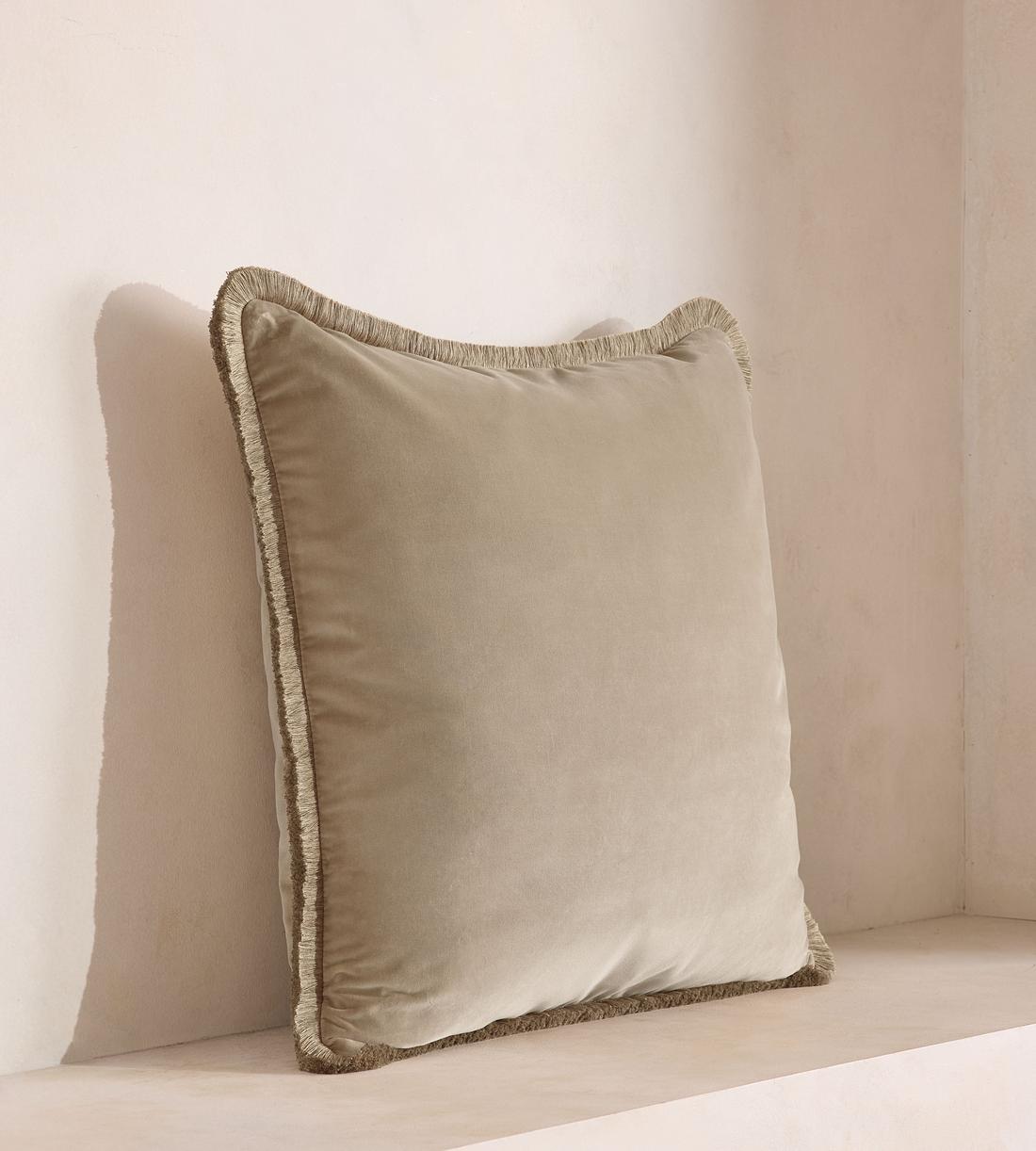 Margeaux Large Square Cushion - Oyster - UK - Listing - Image 2