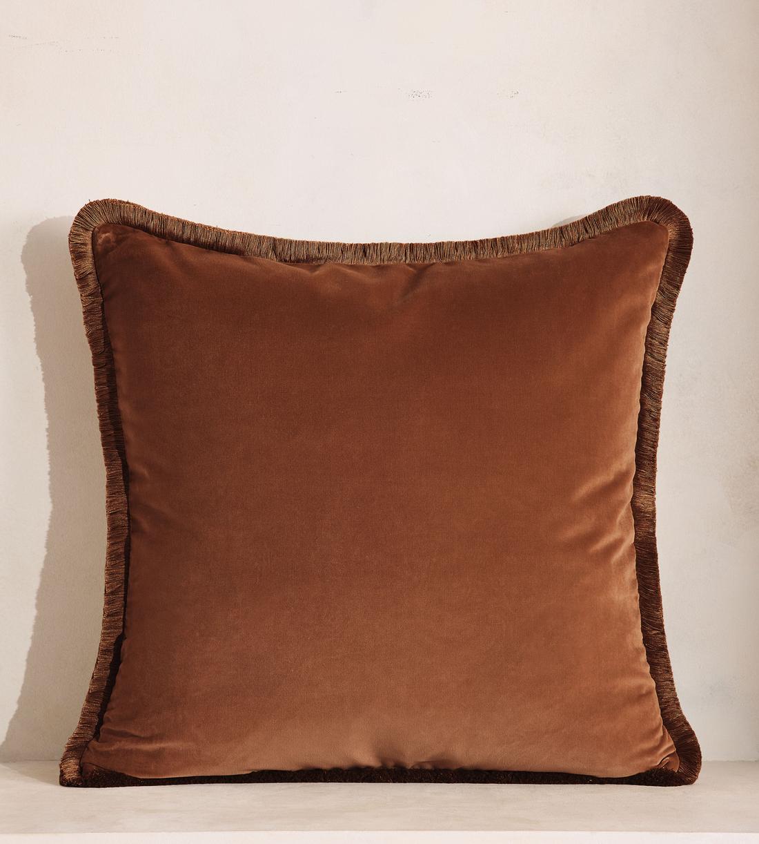 Margeaux Large Square Cushion - Cinnamon - UK - Listing - Image 1
