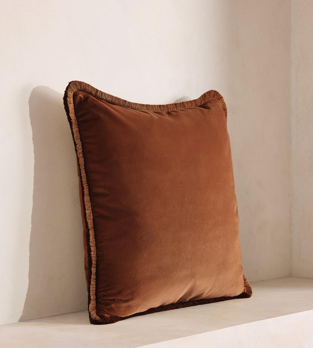 Margeaux Large Square Cushion - Cinnamon - UK - Listing - Image 2