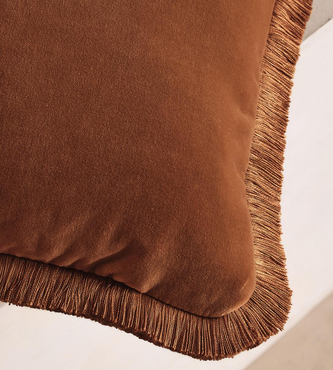 Margeaux Large Square Cushion - Cinnamon - UK - Images - Image 4