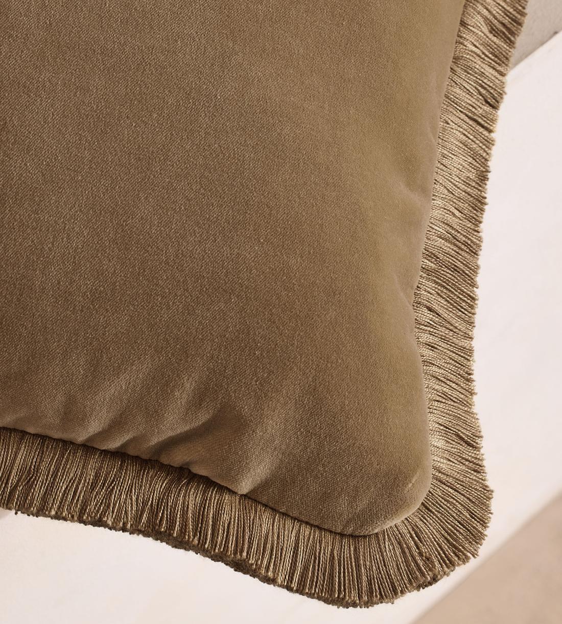 Margeaux Large Square Cushion - Truffle - UK - Images - Image 4