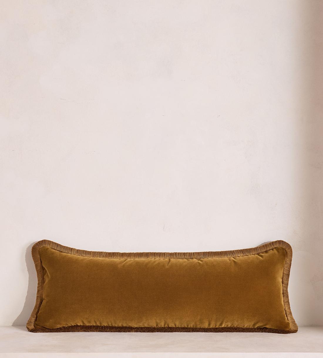 Margeaux Bolster Cushion - Mustard - Listing - Image 1