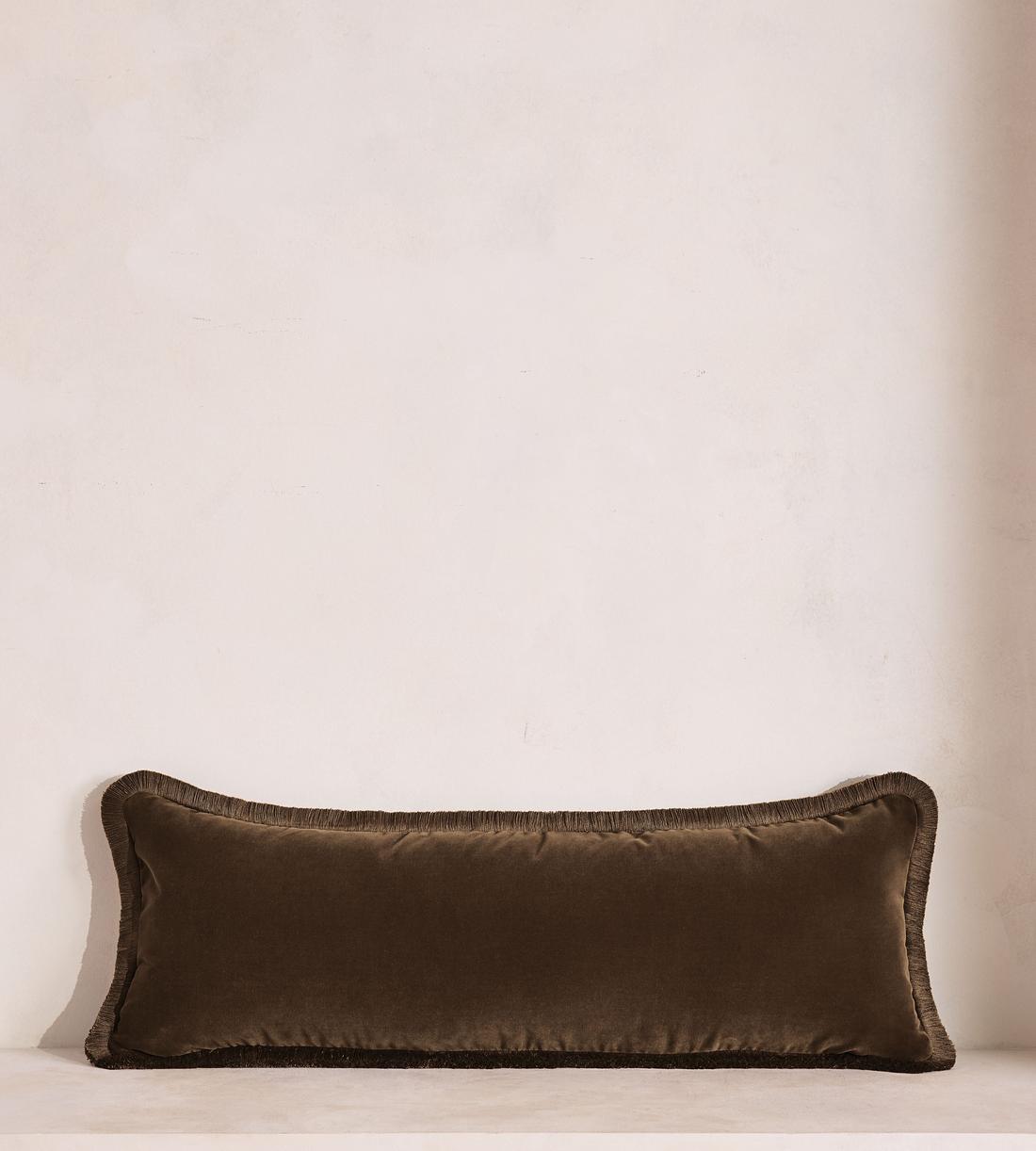 Margeaux Bolster Cushion - Chocolate - Listing - Image 1