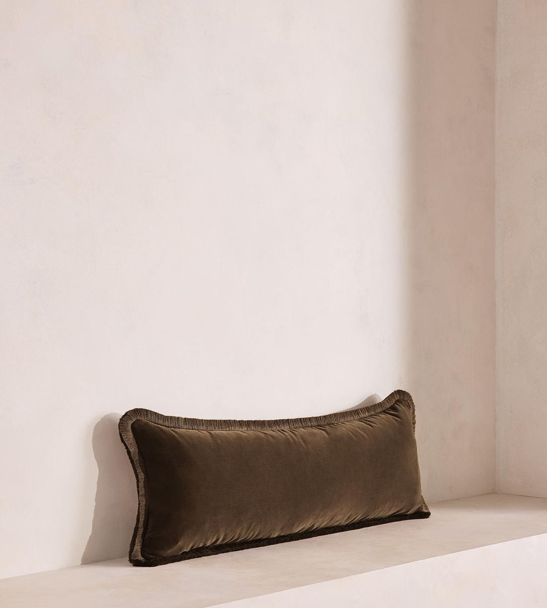 Margeaux Bolster Cushion - Chocolate - Listing - Image 2