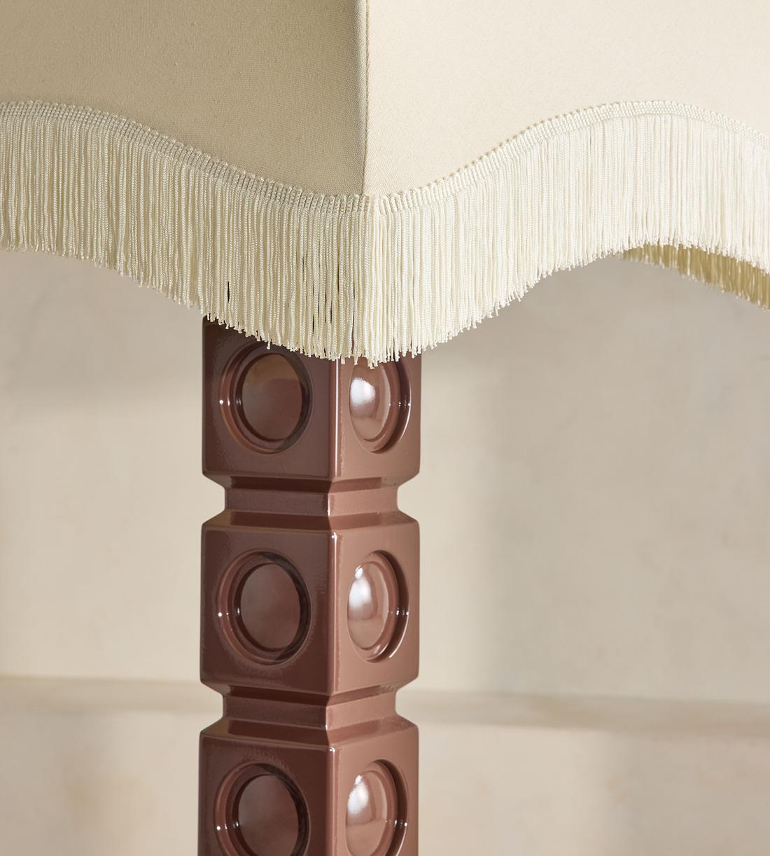 Reno Floor Lamp Complete - Bordeaux - UK - Images - Image 7