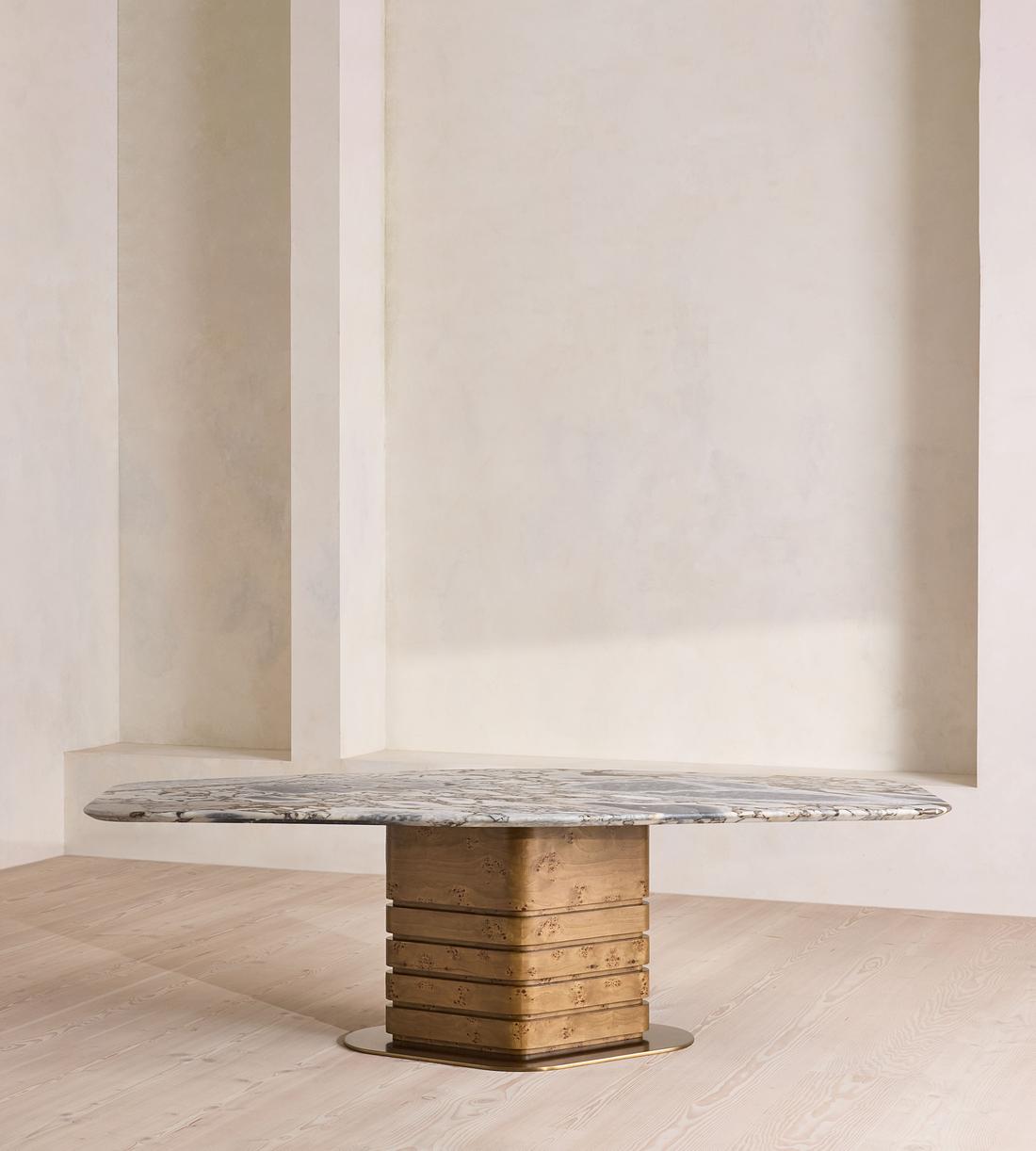 Navarro Dining Table - Arabescato Rose - Listing - Image 2