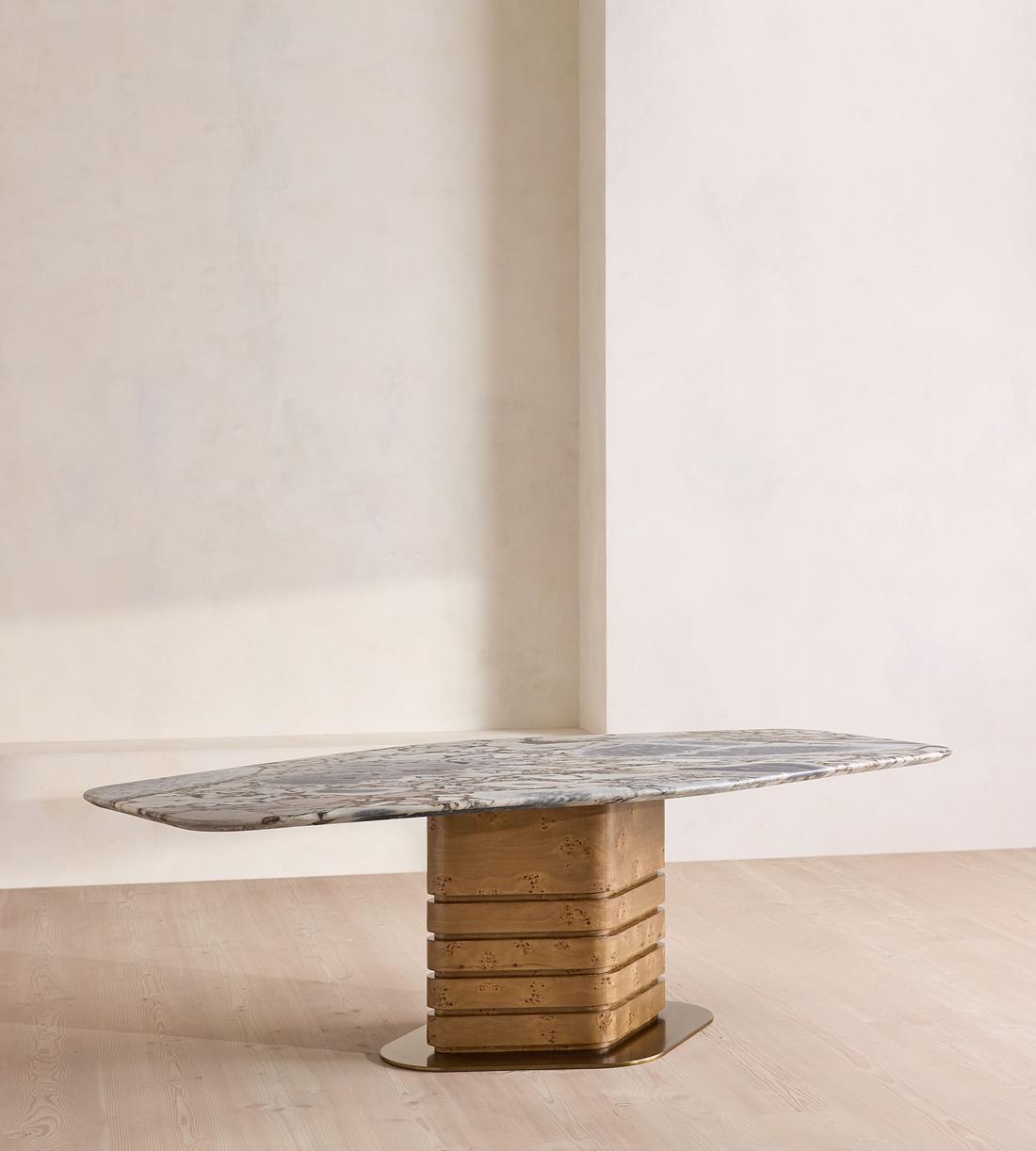 Navarro Dining Table - Arabescato Rose - Listing - Image 4