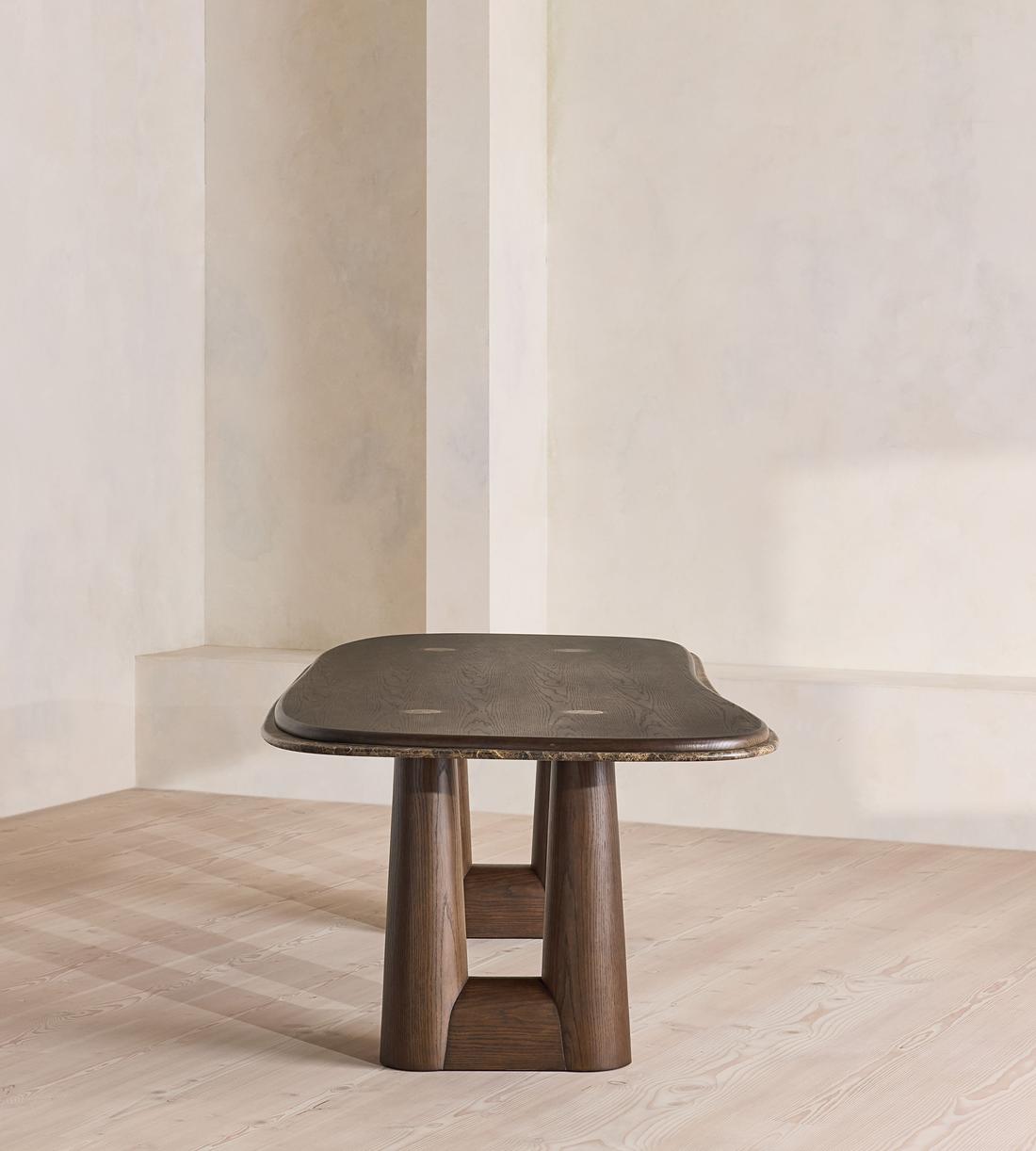 Cadenza Dining Table - Dark Emperador - Images - Image 7