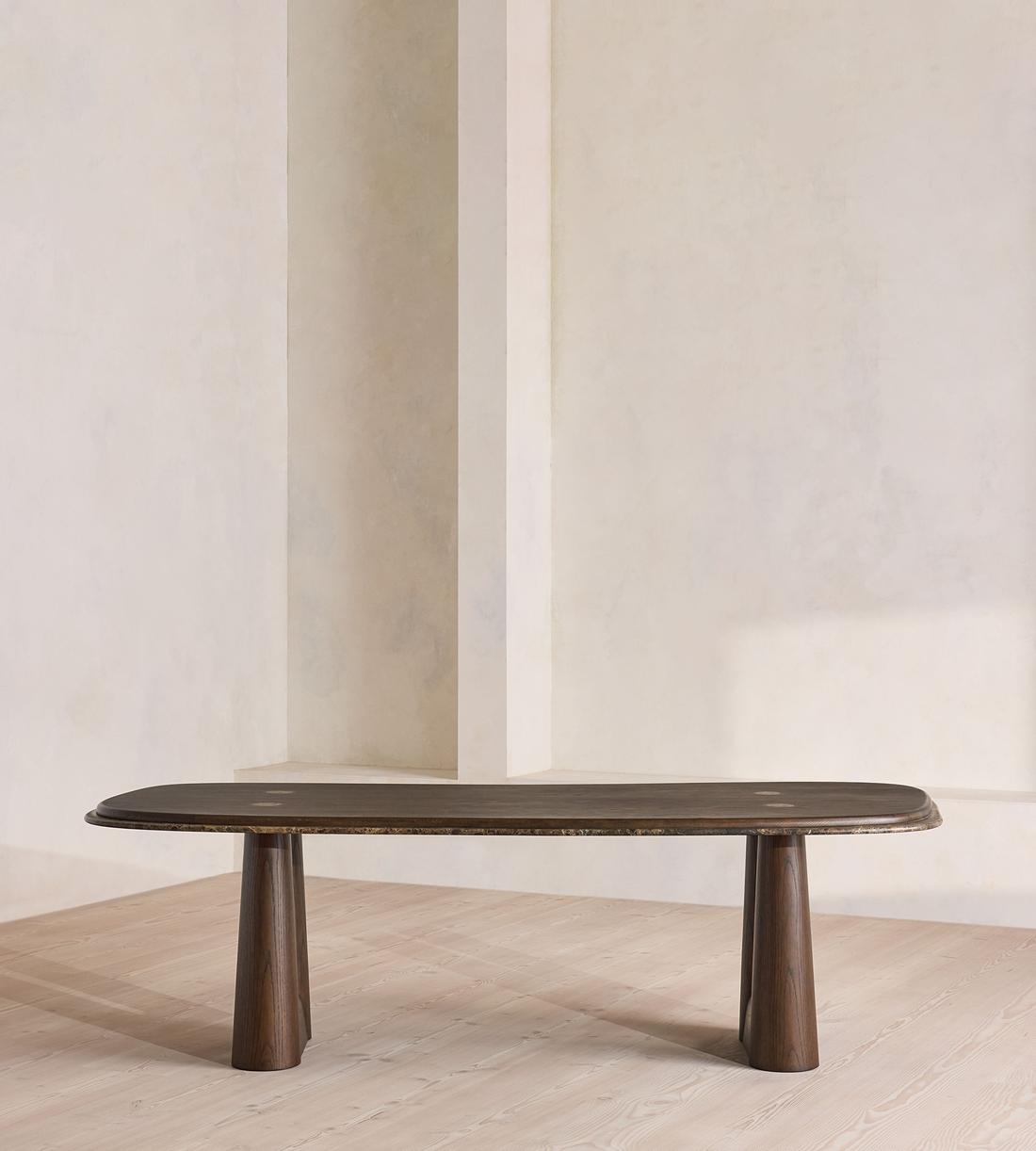 Cadenza Dining Table - Dark Emperador - Images - Image 8