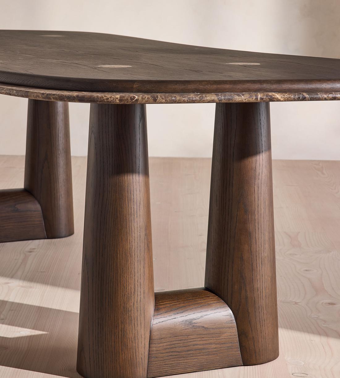 Cadenza Dining Table - Dark Emperador - Images - Image 9
