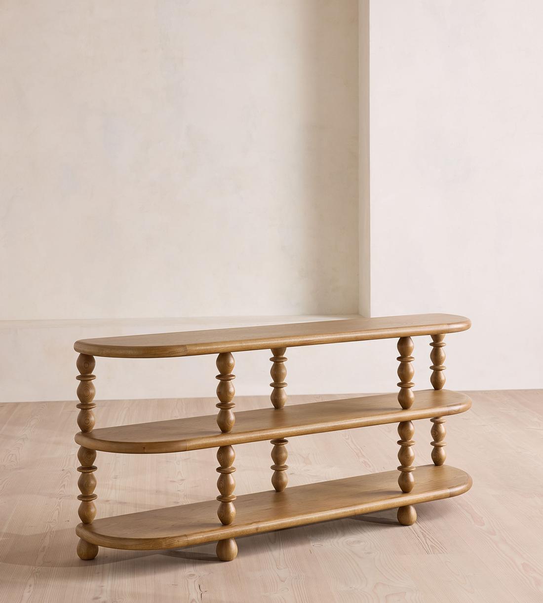 Willow Shelving Unit - Low - Oak - Listing - Image 2