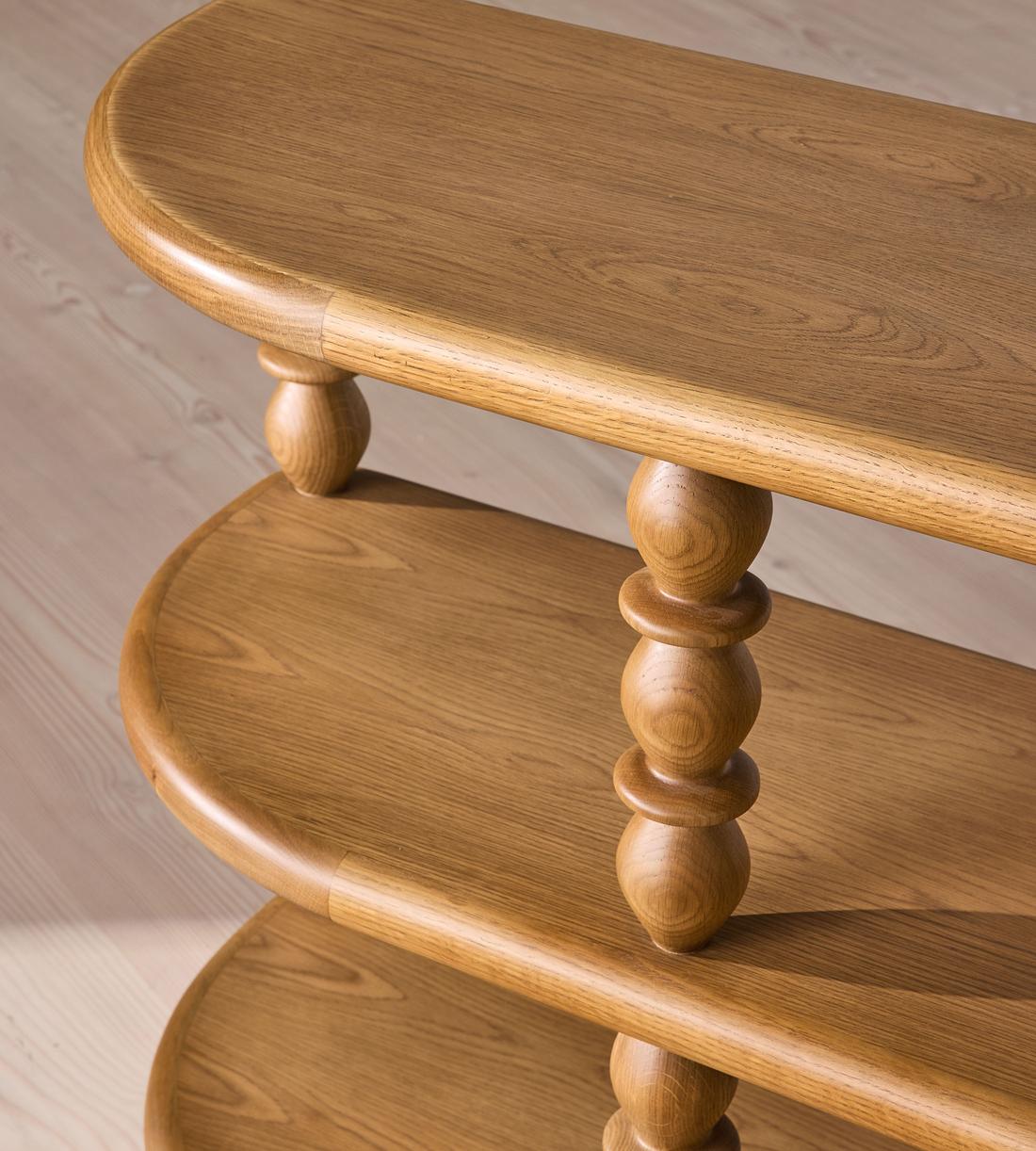 Willow Shelving Unit - Low - Oak - Images - Image 5