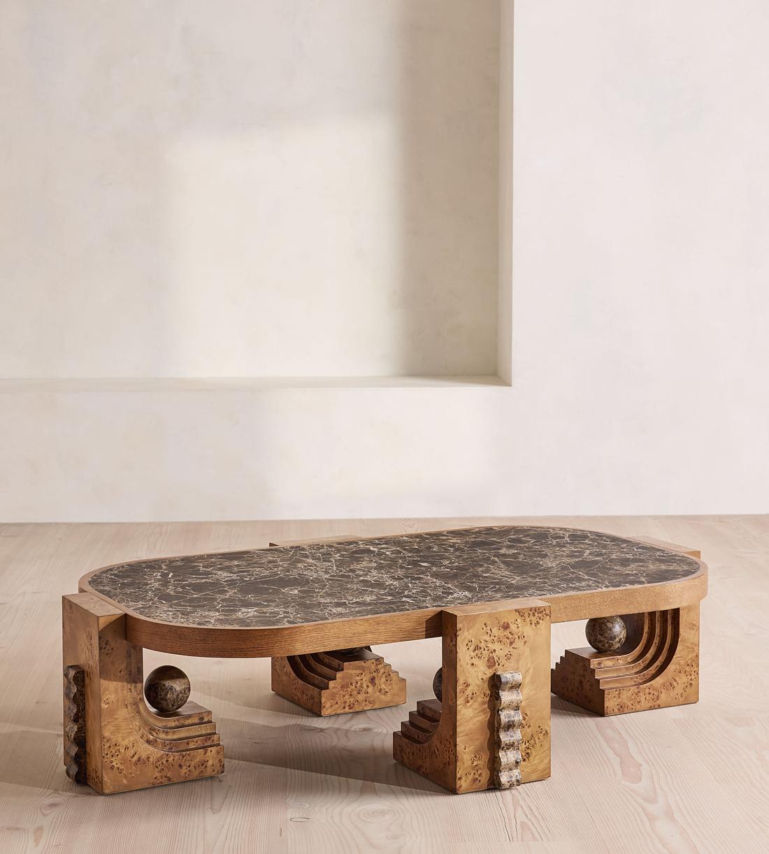 Emmeline Coffee Table - Dark Emperador - Listing - Image 4