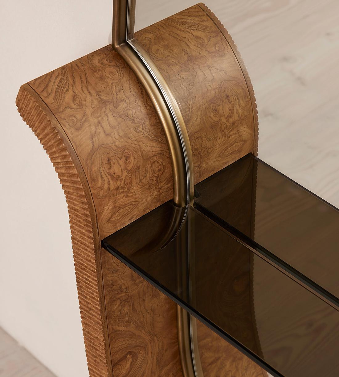 Brodie Floor Mirror - Oak & Marble - Images - Image 5