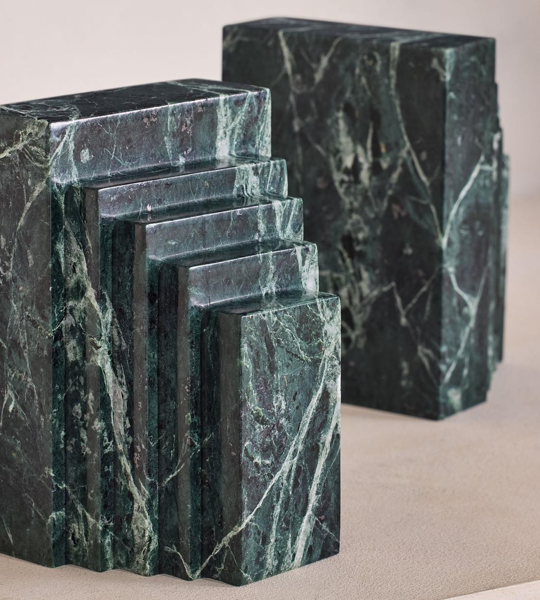 Lola Bookends - Verde Green Marble - Images - Image 4