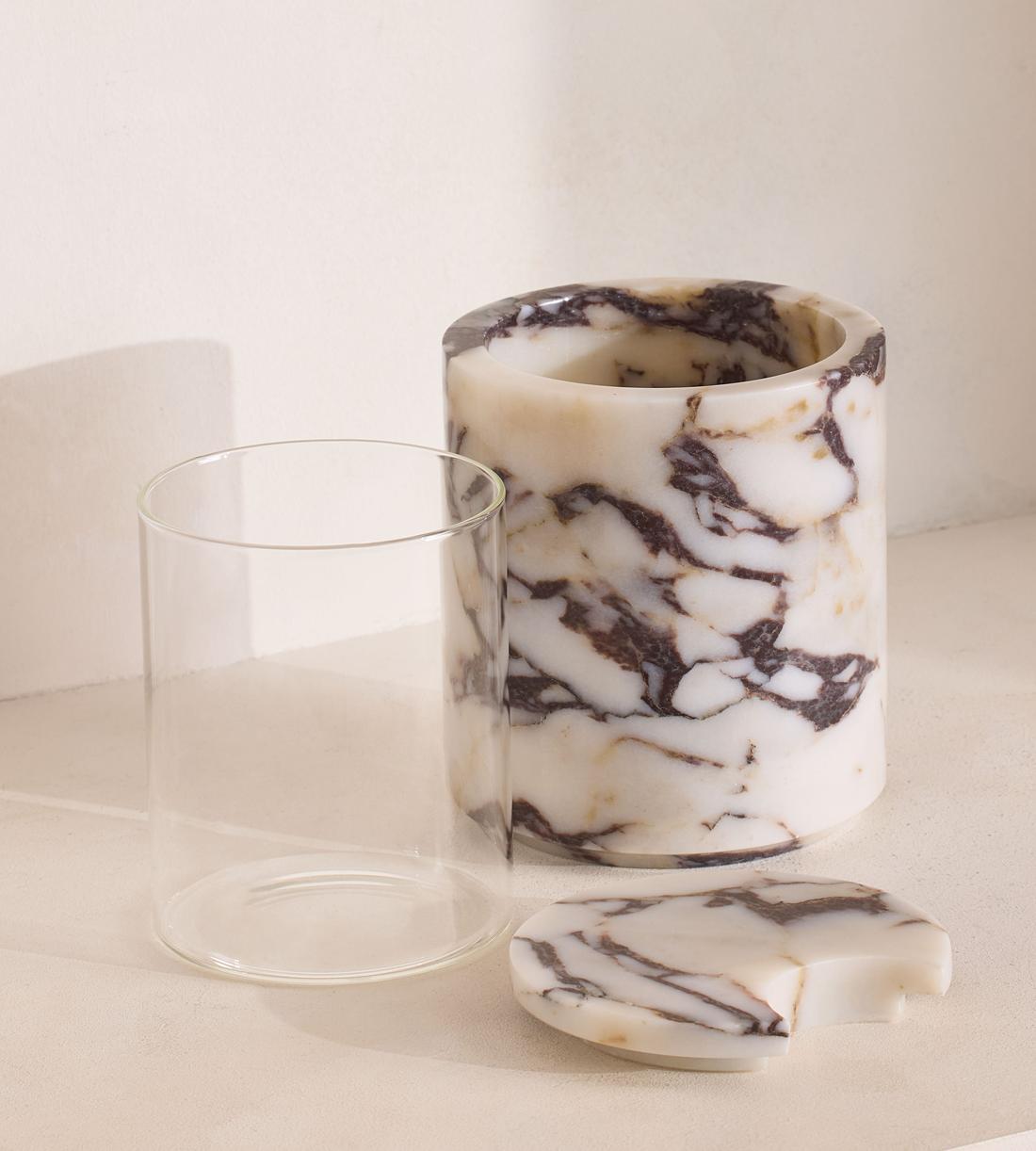 Pavel Ice Bucket - Calacutta Viola Marble - Images - Image 4